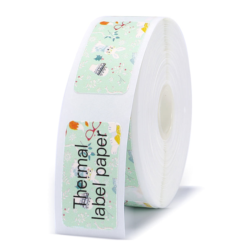 NB123 - NIIMBOT - D11 / D101 / D110 / H1S - 12X22MM - 250 CUTE RABBIT LABELS