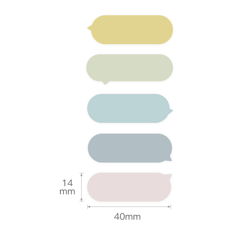 NB135 - NIIMBOT - D11 / D101 / D110 / H1S - 14X40MM - 160 BUBBLE B LABELS
