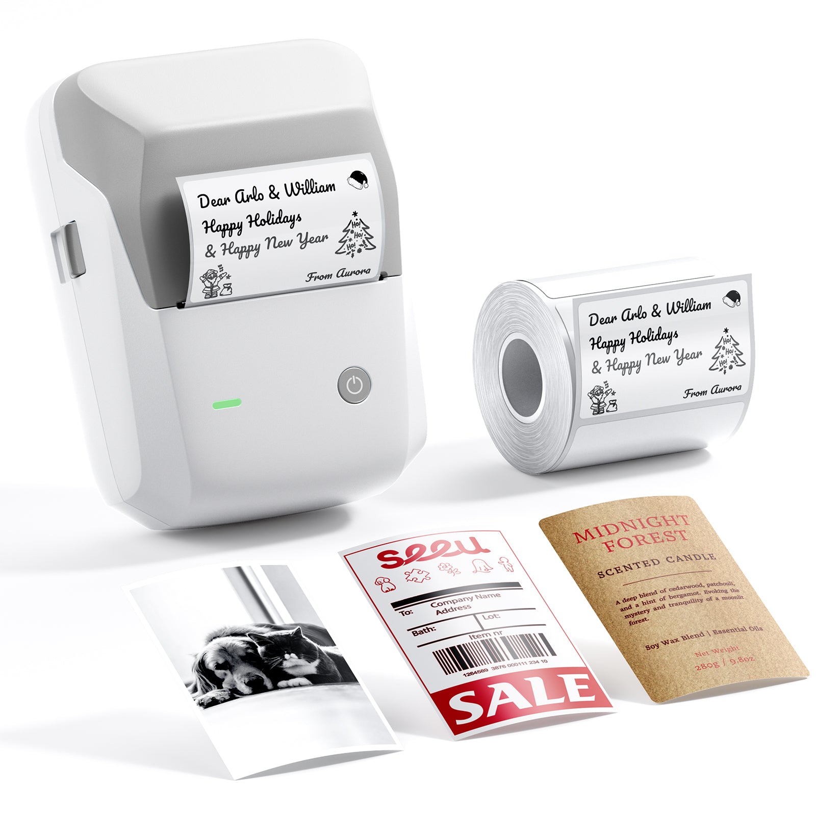 NB806 - NIIMBOT - B1_PRO - 300DPI - PORTABLE THERMAL LABEL PRINTER INCL FREE LABEL