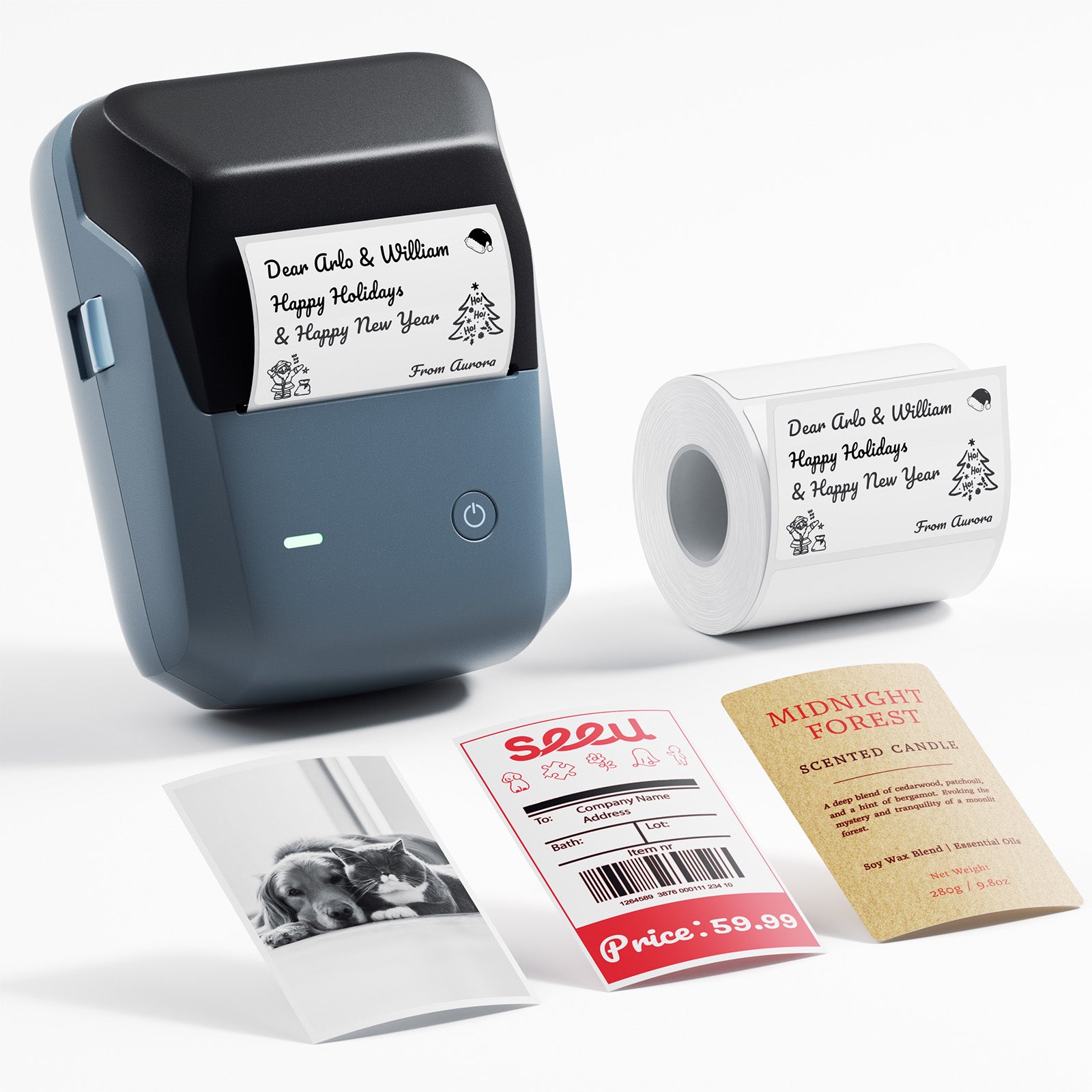 NB806 - NIIMBOT - B1_PRO - 300DPI - PORTABLE THERMAL LABEL PRINTER INCL FREE LABEL