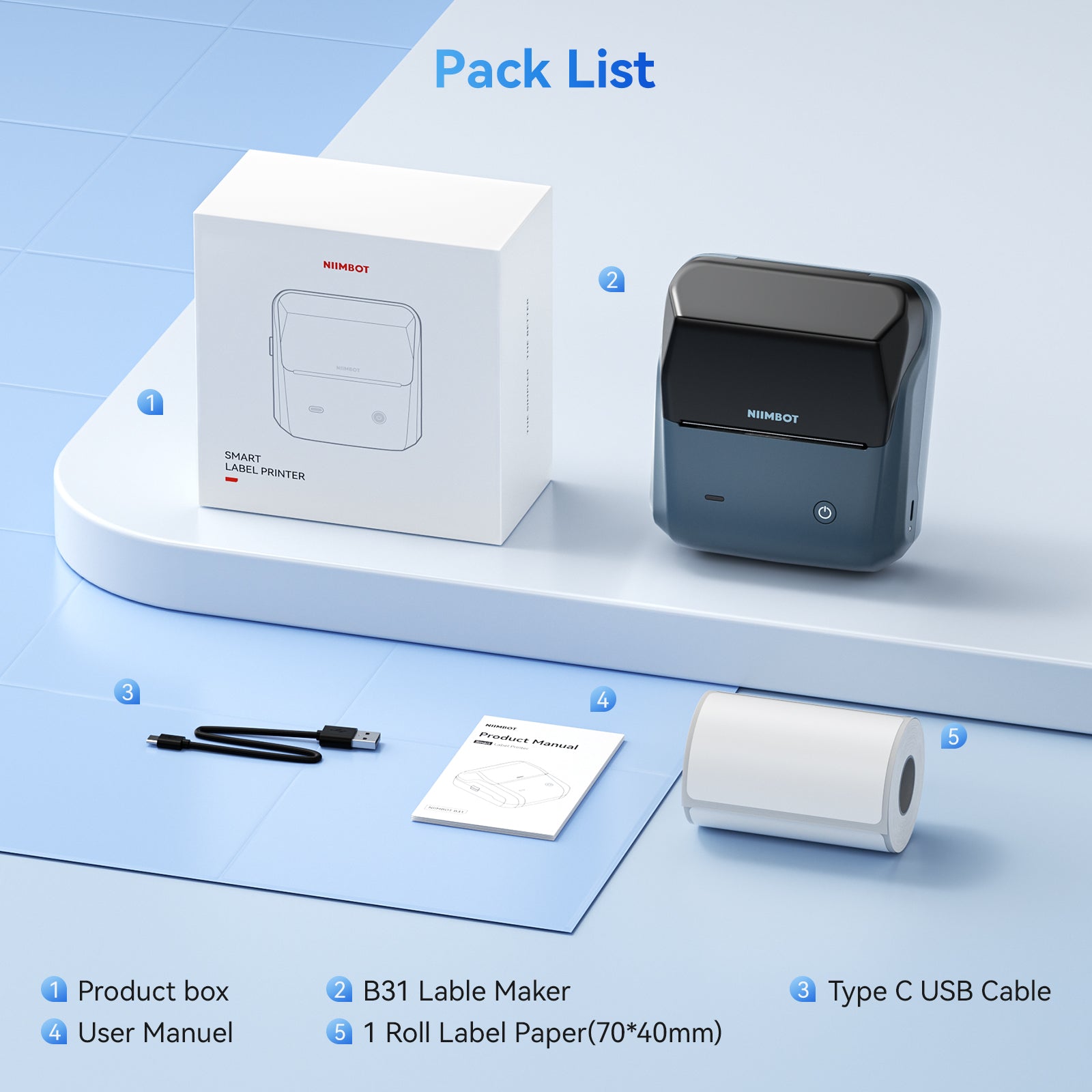 NB800 - NIIMBOT - B31 THERMAL PRINTER