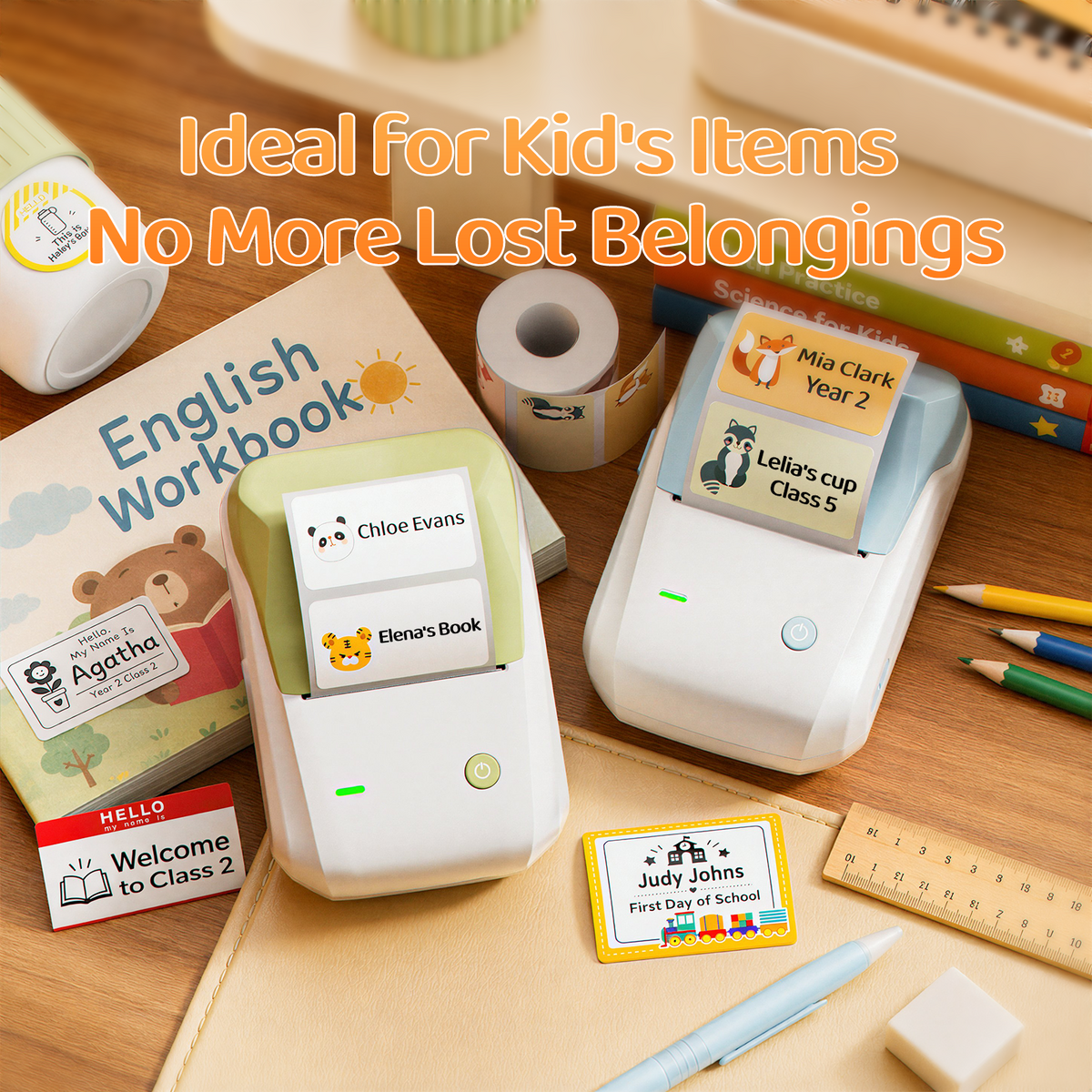 NIIMBOT - B1 Bluetooth Label Printer Incl Label Roll