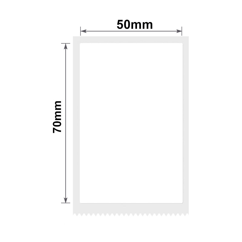 NB201 - NIIMBOT - B1 / B21 / B3S / B4 - 50X70MM - 110 WHITE LABELS