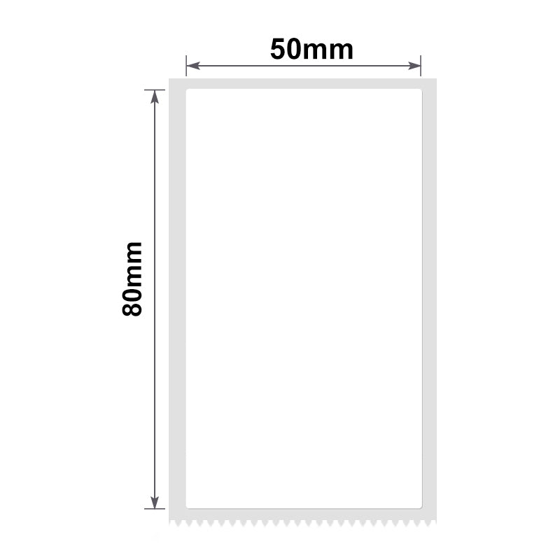 NB202 - NIIMBOT - B1 / B21 / B3S / B4 - 50X80MM - 95 WHITE LABELS