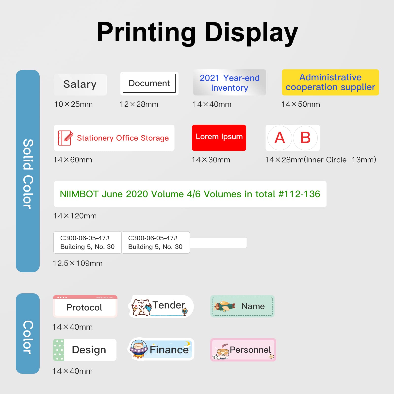 NB422 - NIIMBOT - B18 / N1 - RIBBON CARTRIDGES