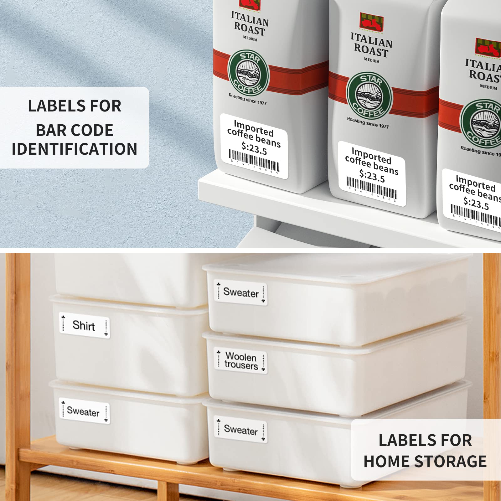 NB109 - NIIMBOT - B21S - PORTABLE THERMAL LABEL BLUETOOTH PRINTER INCL FREE LABEL (50X30MM)