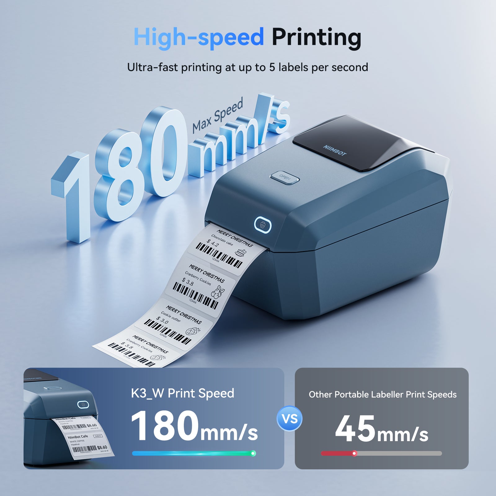 NB606 - NIIMBOT - K3_W - THERMAL BUSINESS BLUETOOTH & WIFI LABEL PRINTER