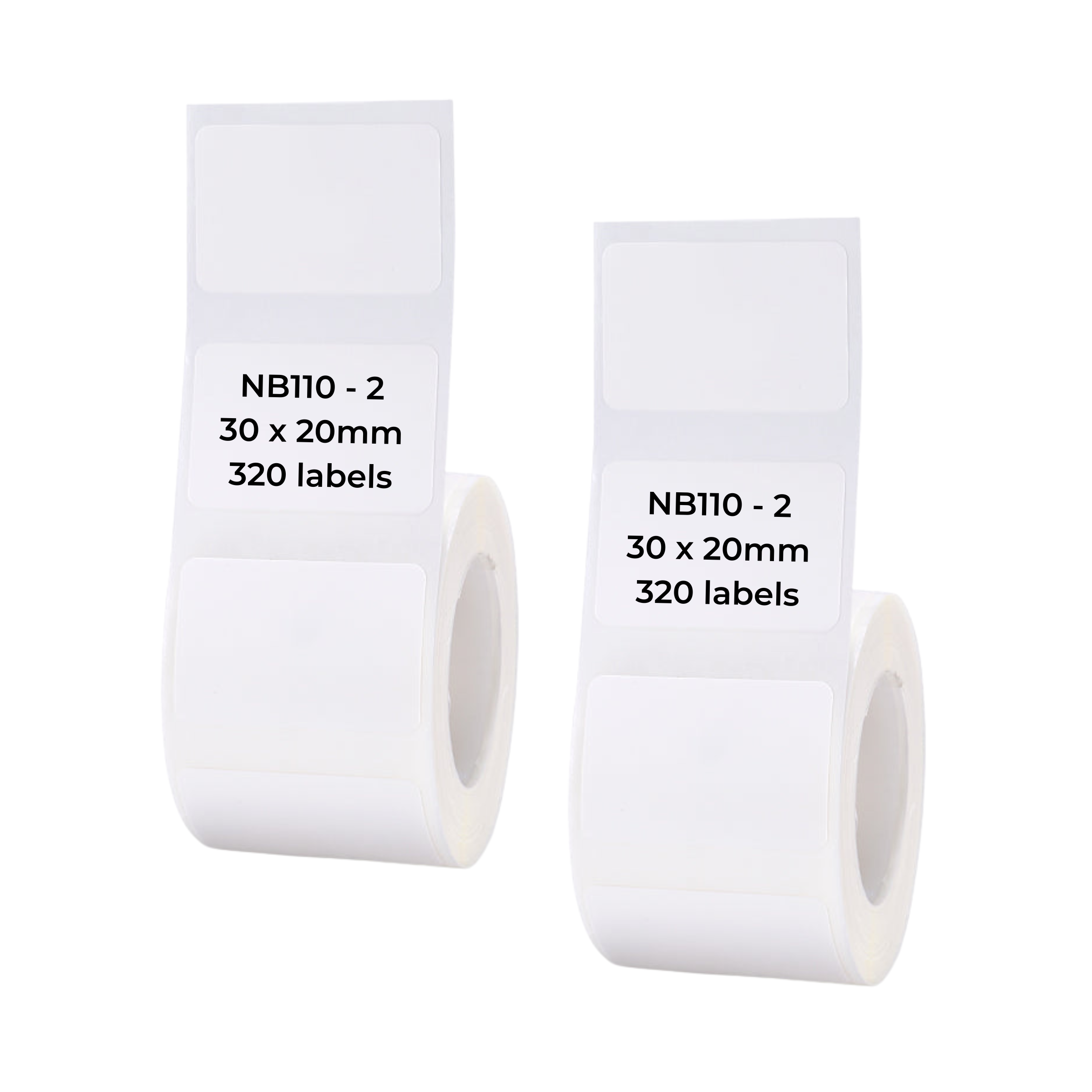 NB110 - NIIMBOT - B1 / B21 / B3S / B4 - 30X20MM - 320 WHITE LABELS