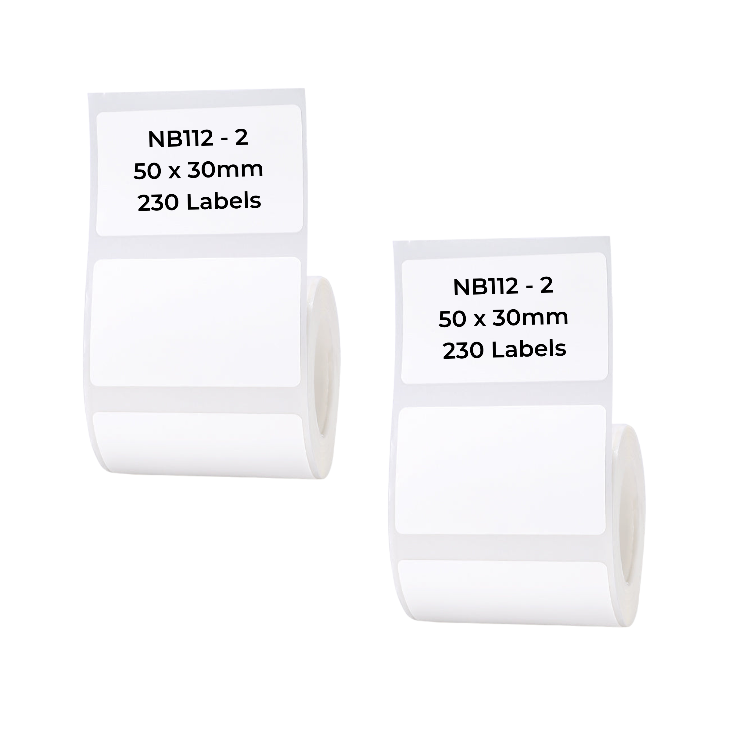 NB112 - NIIMBOT - B1 / B21 / B3S / B4 - 50X30MM - 230 WHITE LABELS