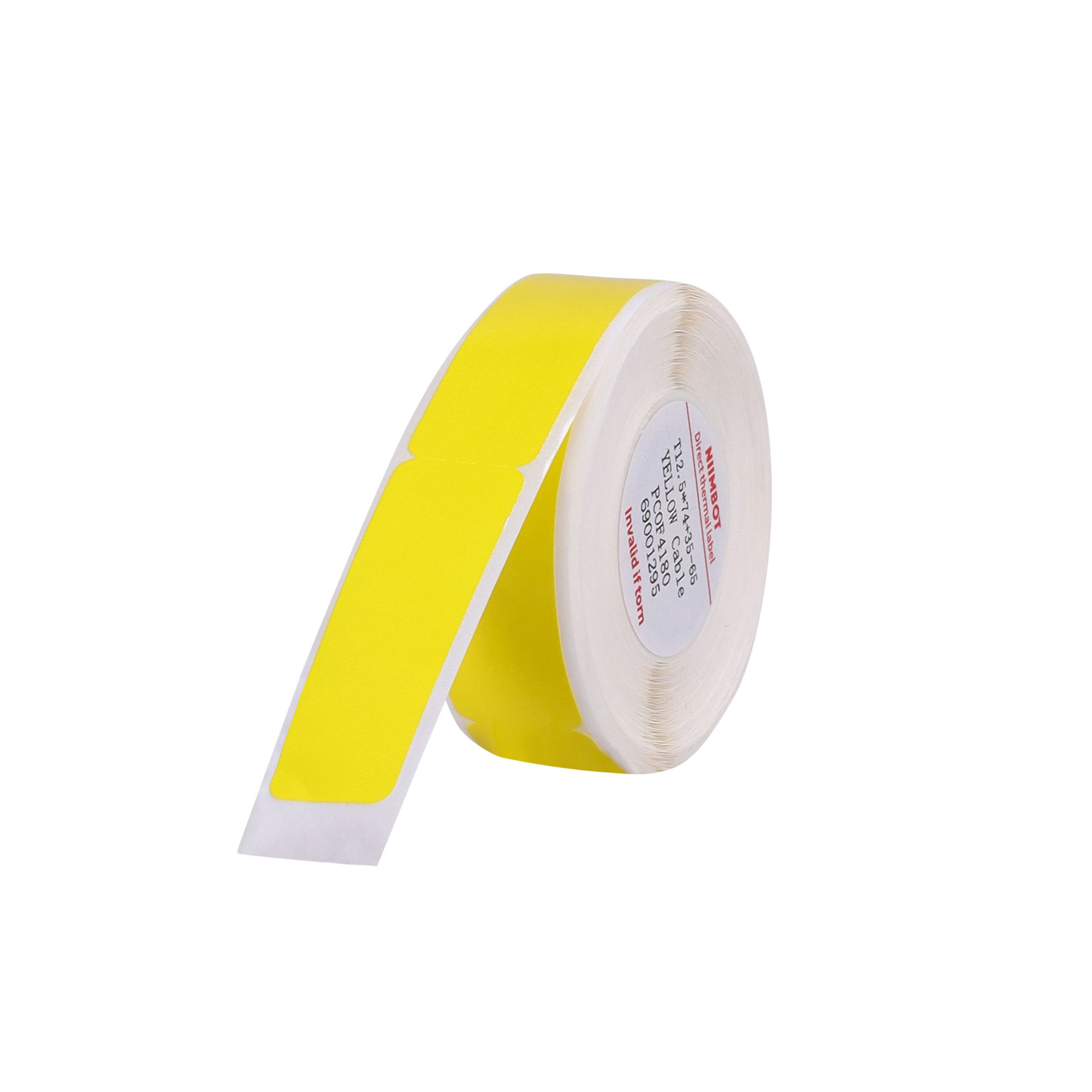 NB140 - NIIMBOT - D11 / D101 / D110 / H1S - 12.5X109MM - 65 YELLOW CABLE LABELS