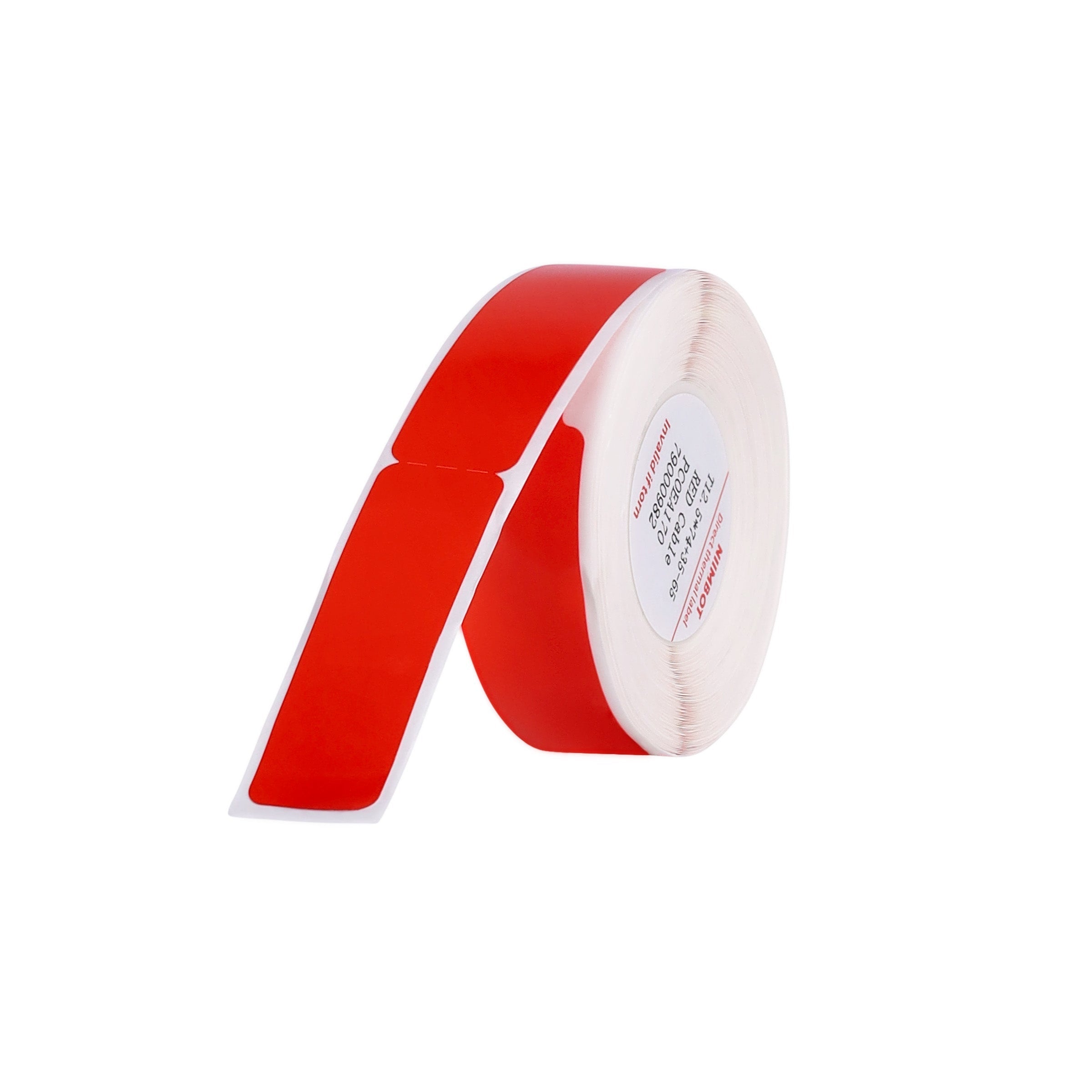 NB141 - NIIMBOT - D11 / D101 / D110 / H1S - 12.5X109MM - 65 RED CABLE LABELS