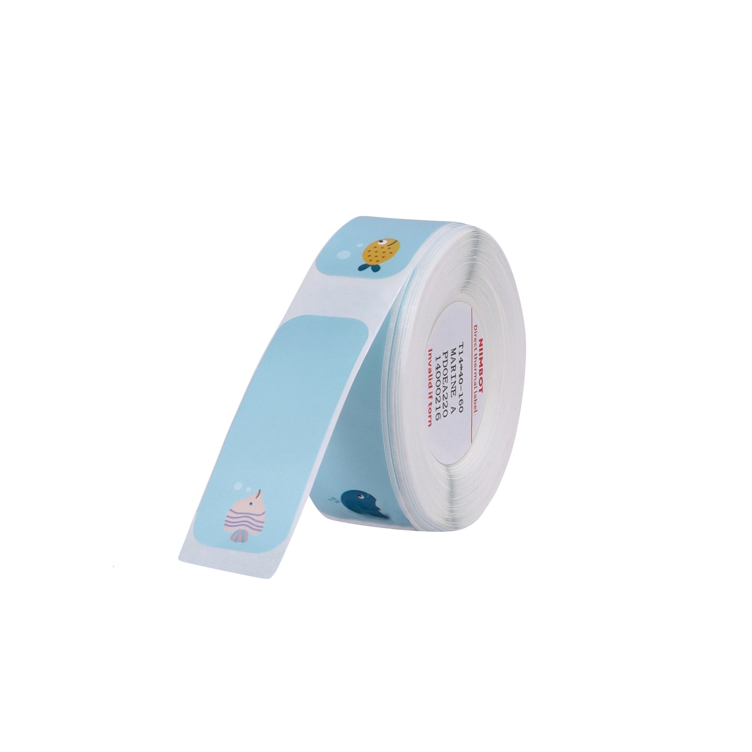 NB146 - NIIMBOT - D11 / D101 / D110 / H1S - 14X40MM - 160 MIXED SEA ANIMALS LABELS