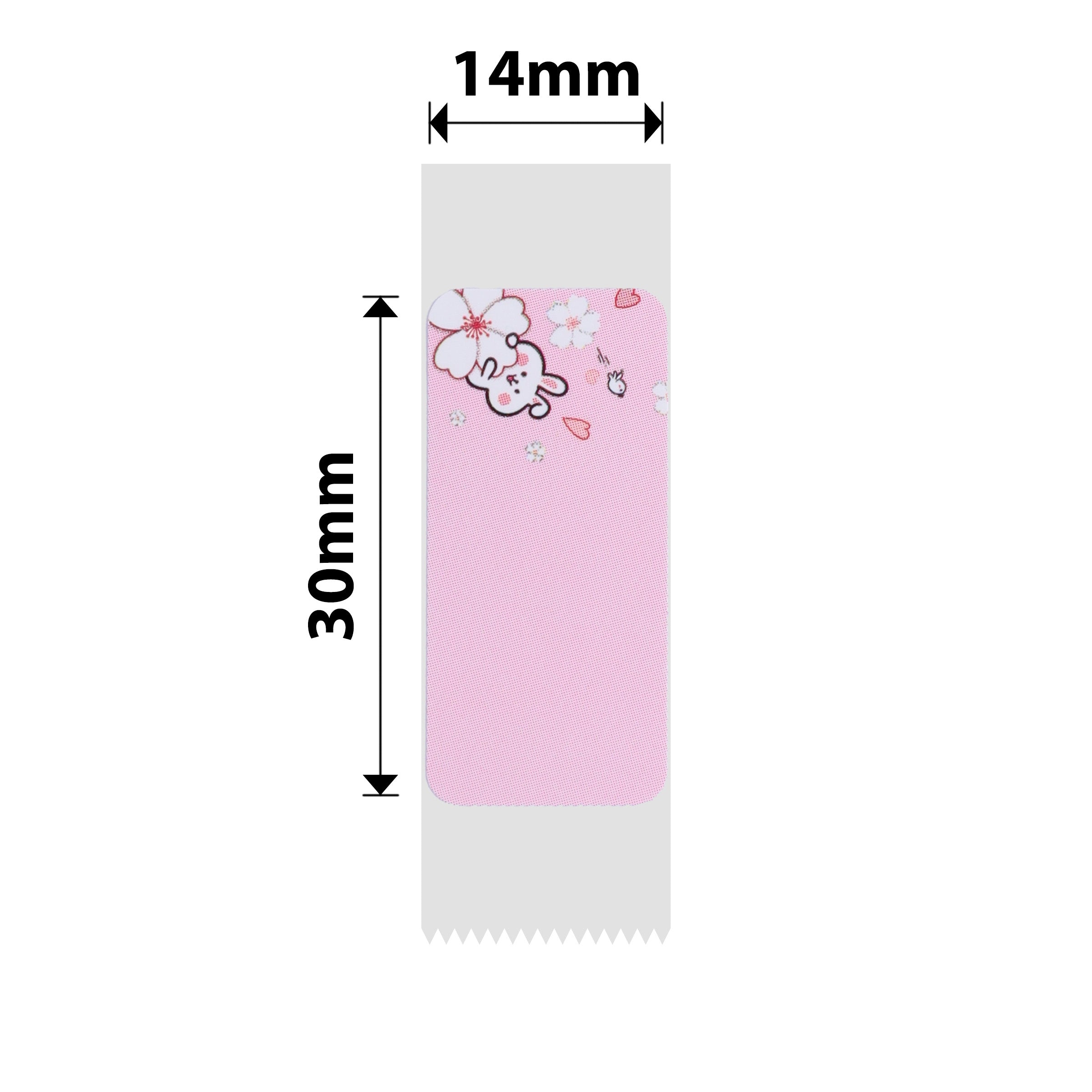 NB152 - NIIMBOT - D11 / D101 / D110 / H1S - 14X30MM - 210 LABELS - PINK RABBIT