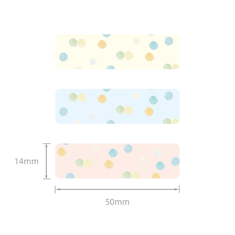 NB170 - NIIMBOT - D11 / D101 / D110 / H1S - 14X50MM - 130 WATERCOLOUR LABELS
