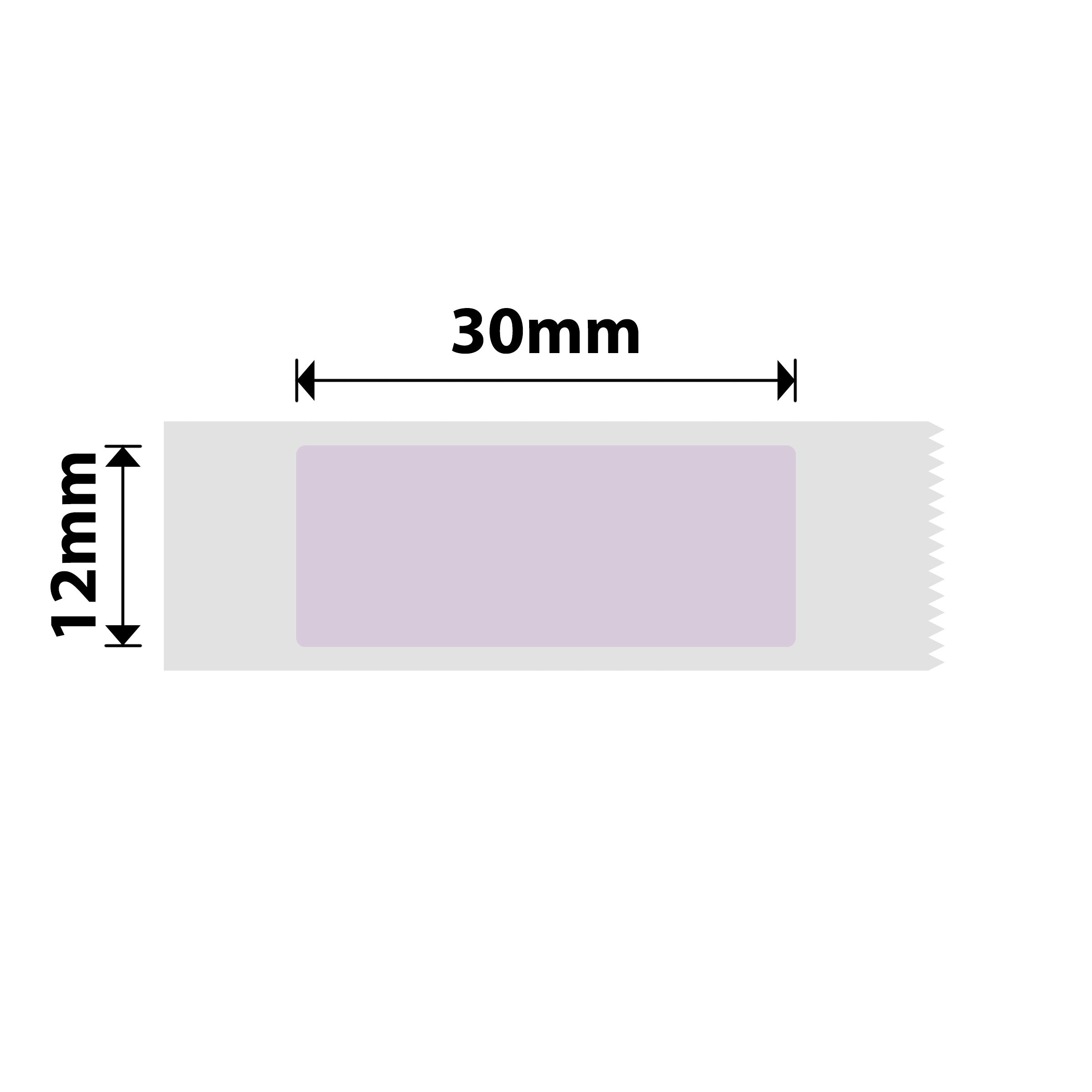 NB174 - NIIMBOT - D11 / D101 / D110 / H1S - 12X30MM - 210 LAVENDER LABEELS