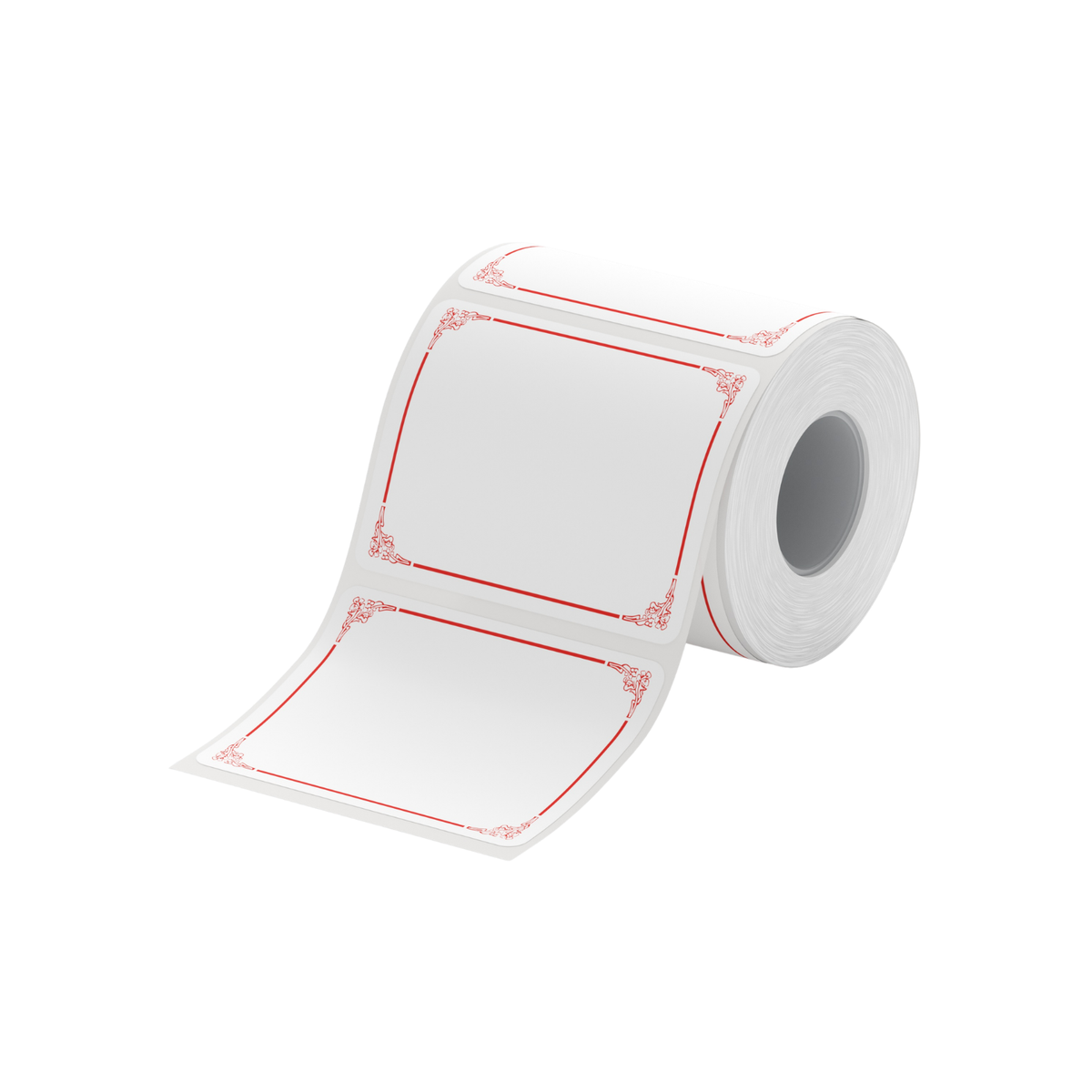 NIIMBOT - B Range - 40x30mm - Red Border - 230 Labels