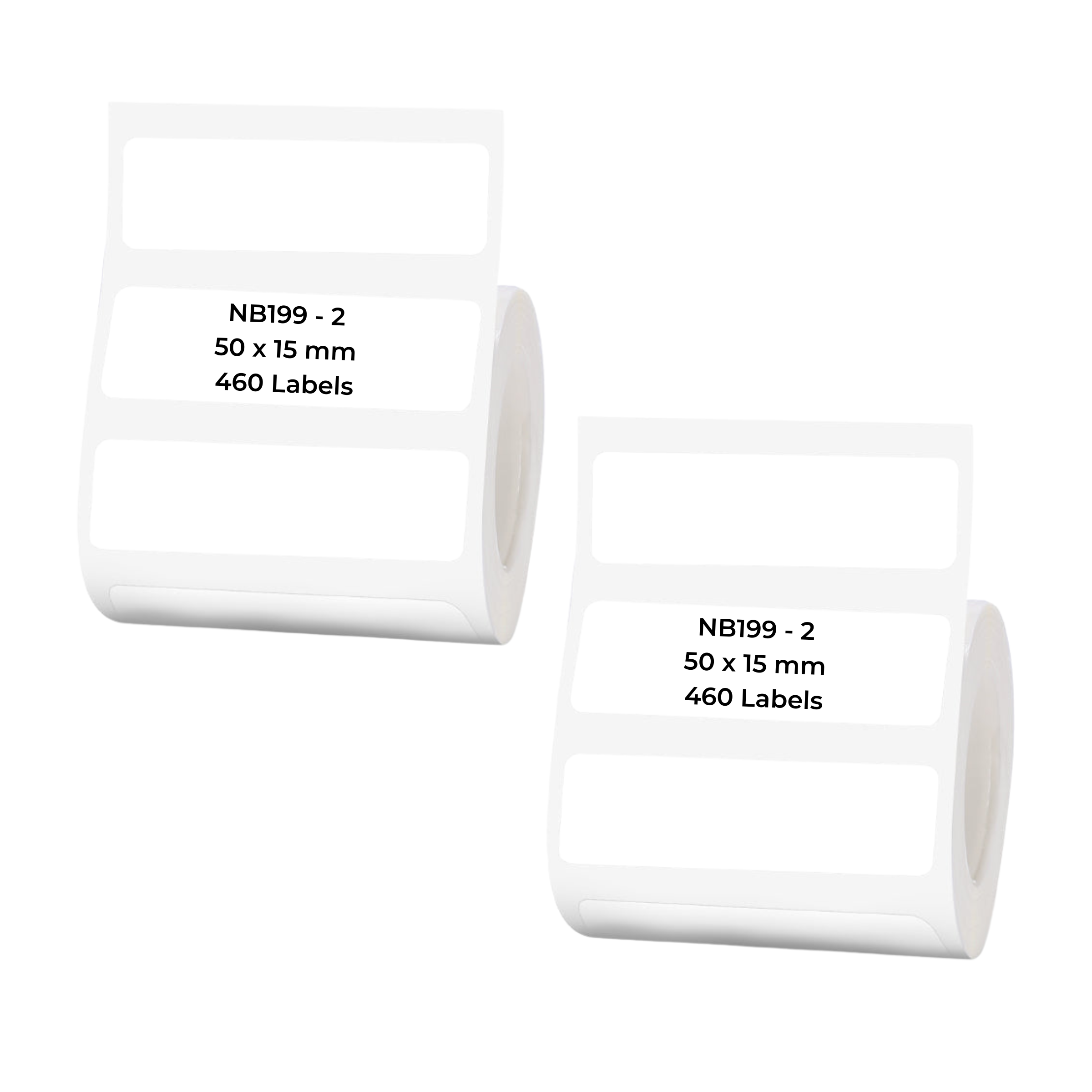 NB199 - NIIMBOT - B1 / B21 / B3S / B4 - 50X15MM/2R - 460 WHITE LABELS