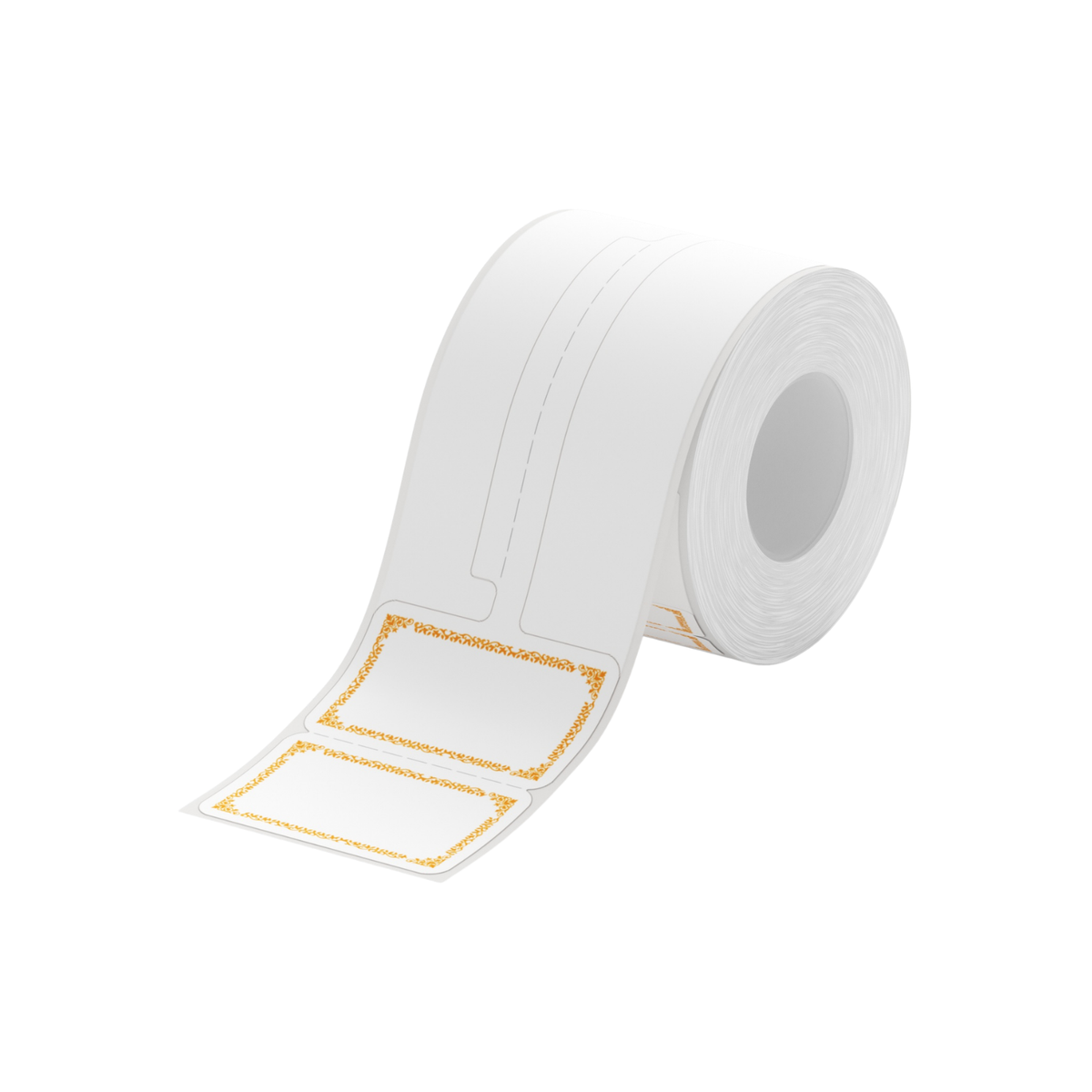 NIIMBOT - B Range - 25x75mm - Orange Border Jewellery - 100 Labels