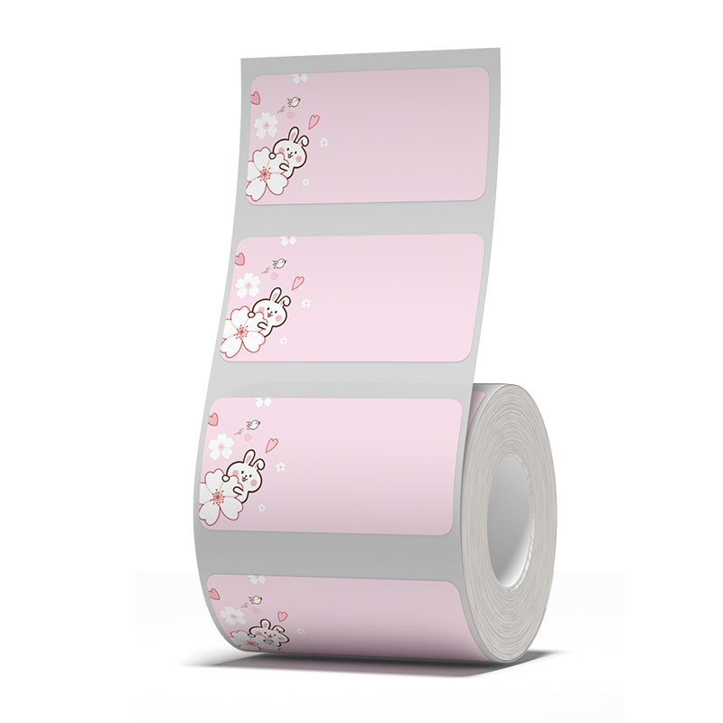NB219 - NIIMBOT - B1 / B21 / B3S / B4 - 40X20MM - 320 PINK RABBIT LABELS