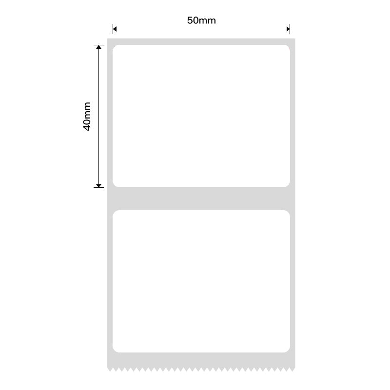 NB223 - NIIMBOT - B1 / B21 / B3S / B4 - 50X40MM - 180 WHITE LABELS