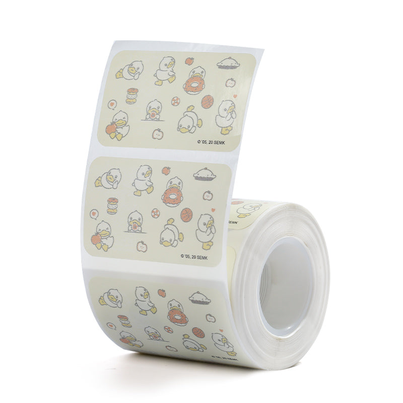 NB227 - NIIMBOT - B1 / B21 / B3S / B4 - 50X30MM - 230 LIGHT YELLOW DUCK LABELS
