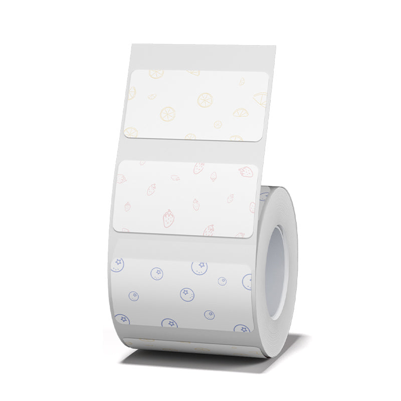 NB229 - NIIMBOT - B1 / B21 / B3S / B4 - 40X20MM - 320 FRUIT PATTERN LABELS