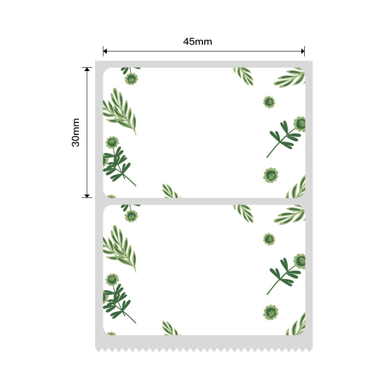 NB232 - NIIMBOT - B1 / B21 / B3S / B4 - 45X30MM - 230 PLANT LABELS