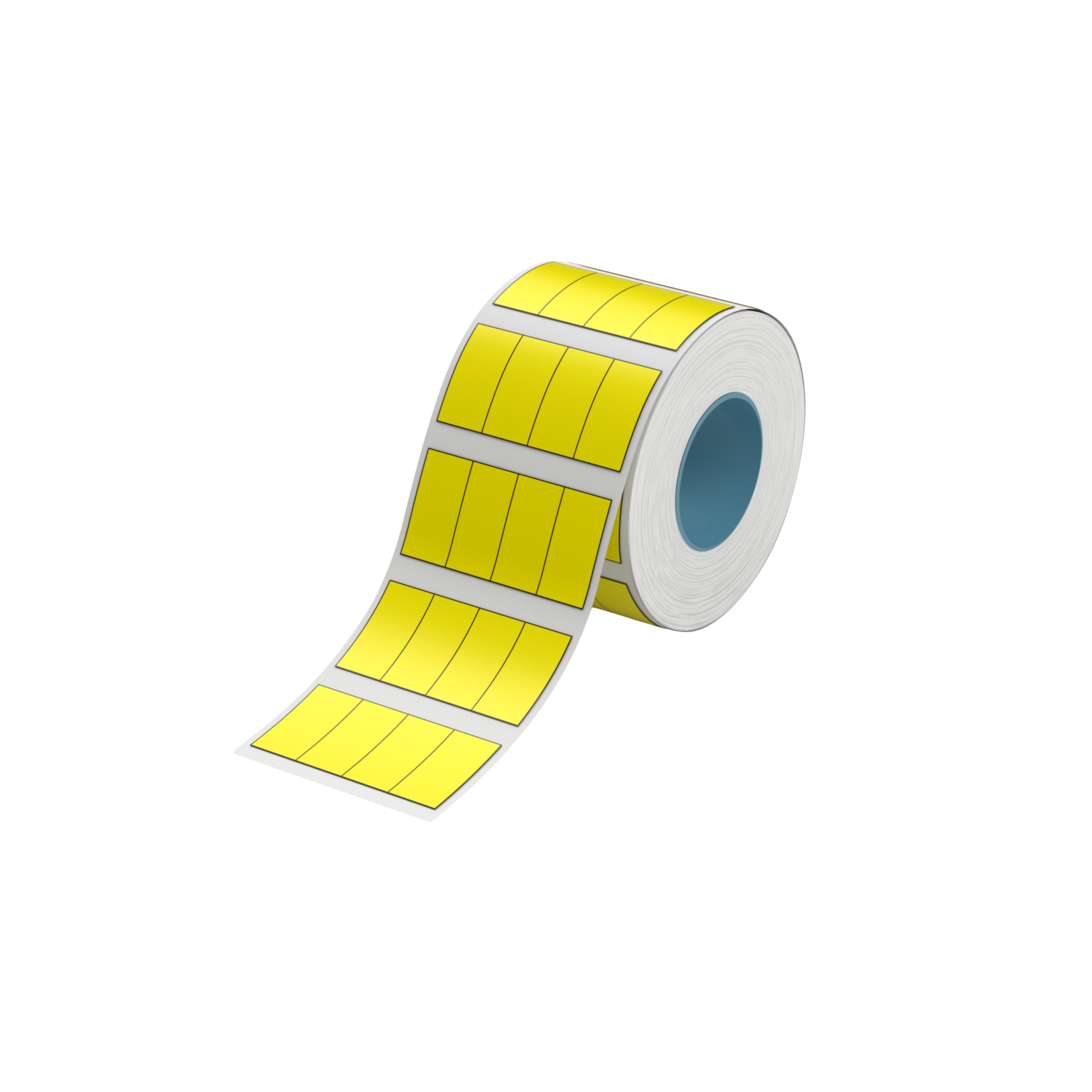 NB235 - NIIMBOT - B1 / B21 / B3S / B4 - 10X20MM/4 - 1,200 YELLOW 4 SPLIT LABELS