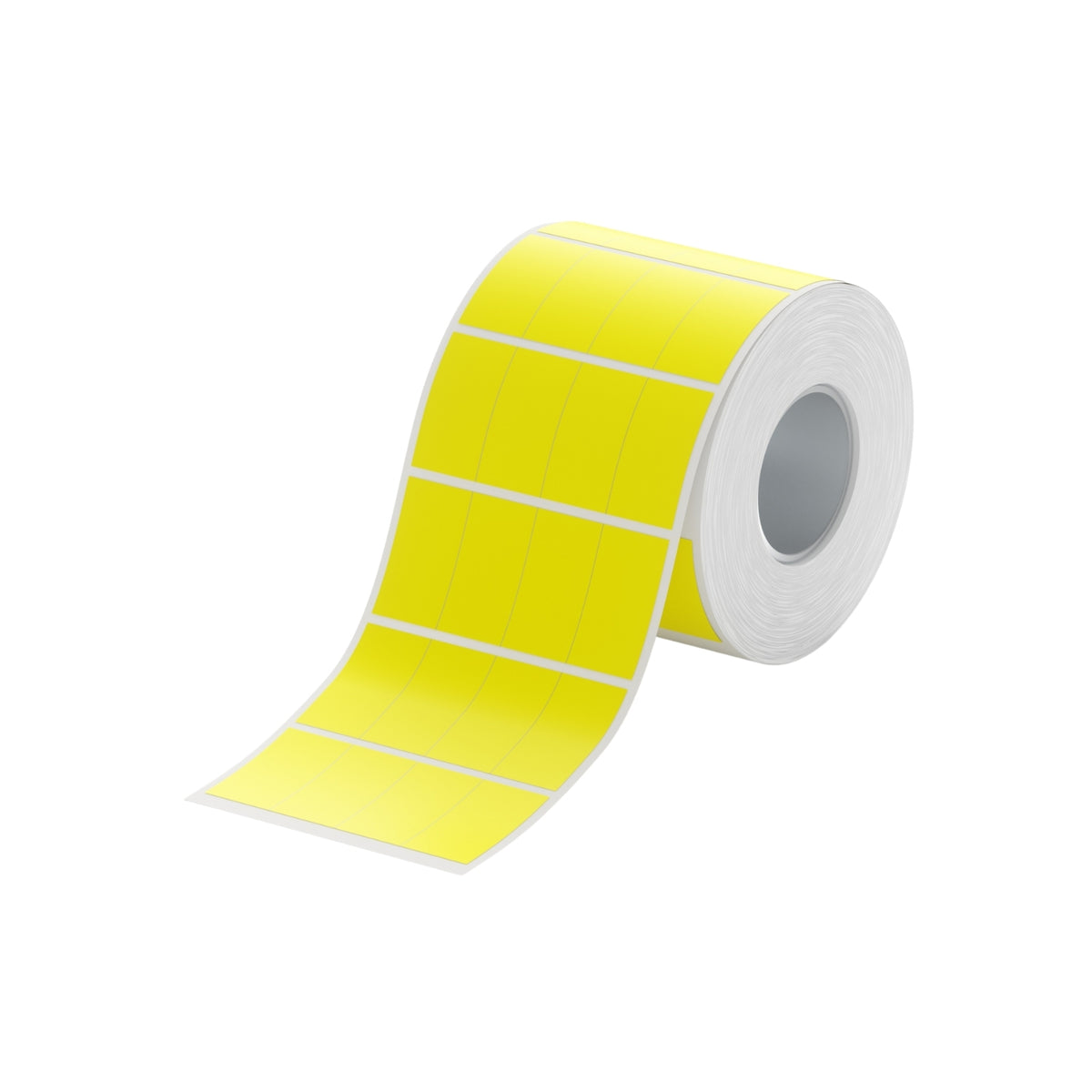 NIIMBOT - B Range - 10x20mm/4R - Yellow 4 Split - 1,200 Labels