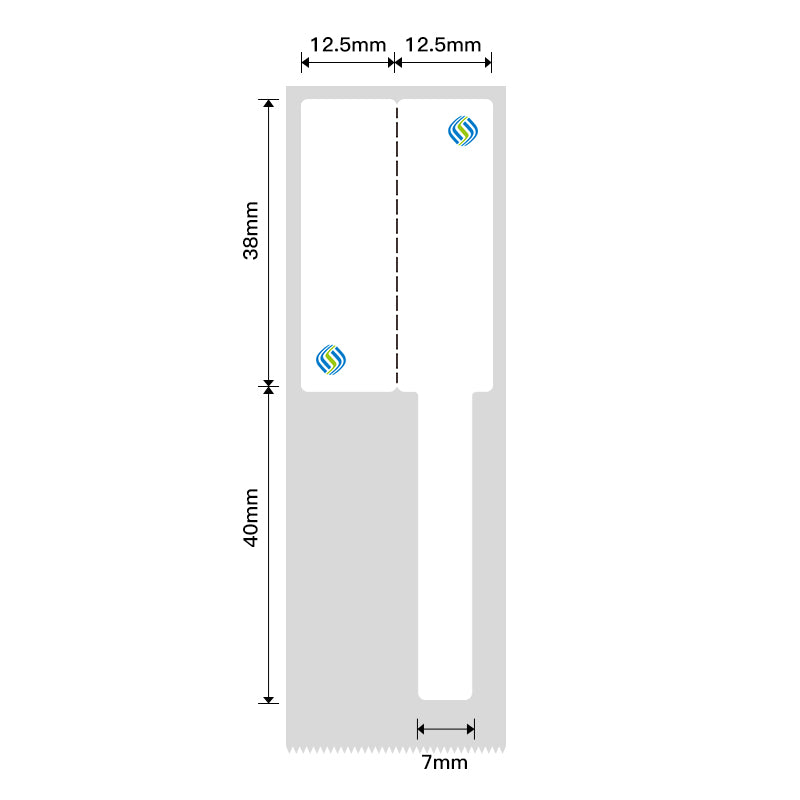 NB253 - NIIMBOT - B1 / B21 / B3S / B4 - 25X78MM - 100 WHITE CABLE LABELS