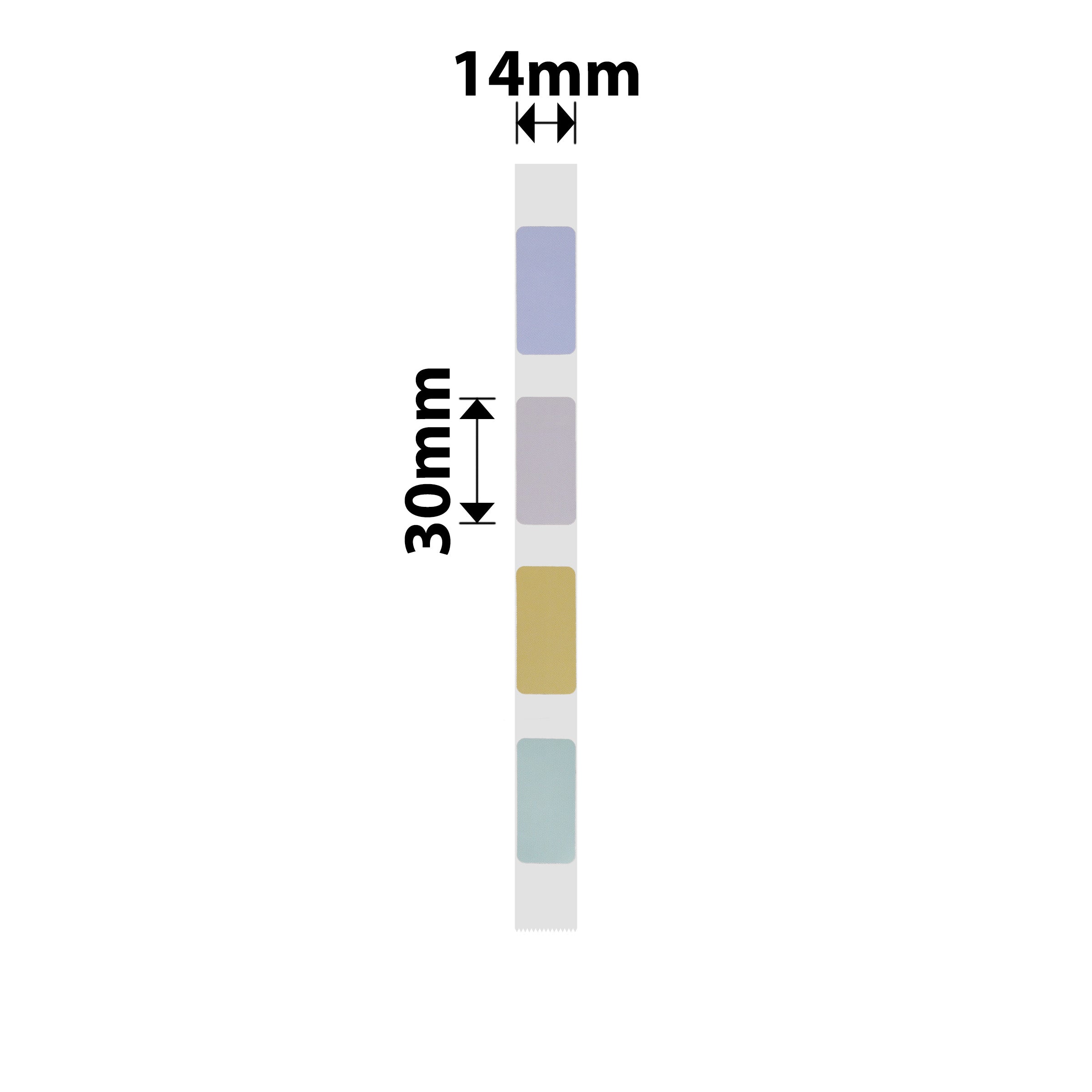 NB281 - NIIMBOT - D11 / D101 / D110 / H1S - 14X30MM - 210 CORNFIELD 4 COLOURS LABELS