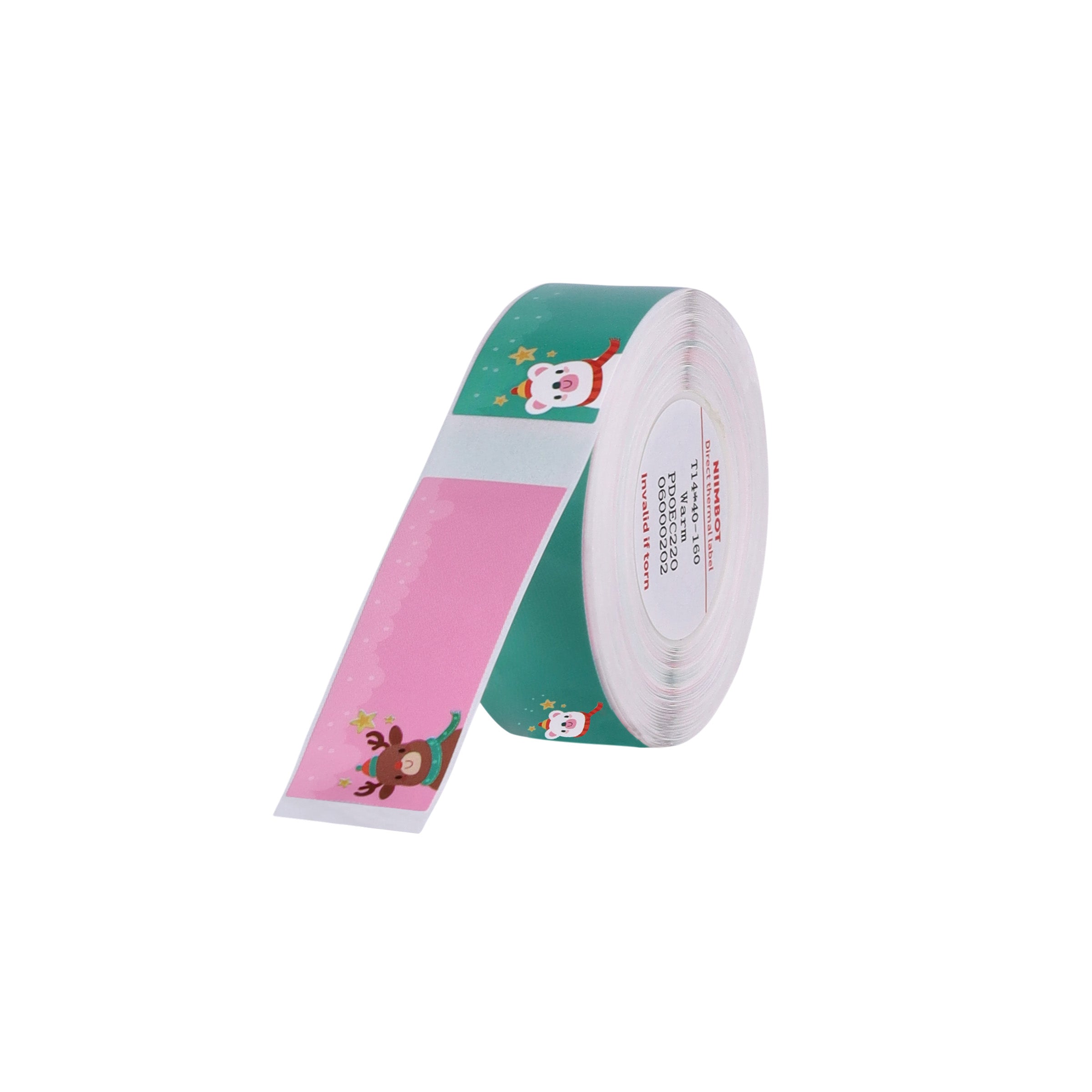 NB300 - NIIMBOT - D11 / D101 / D110 / H1S - 14X40MM - 155 WARM CHRISTMAS LABELS