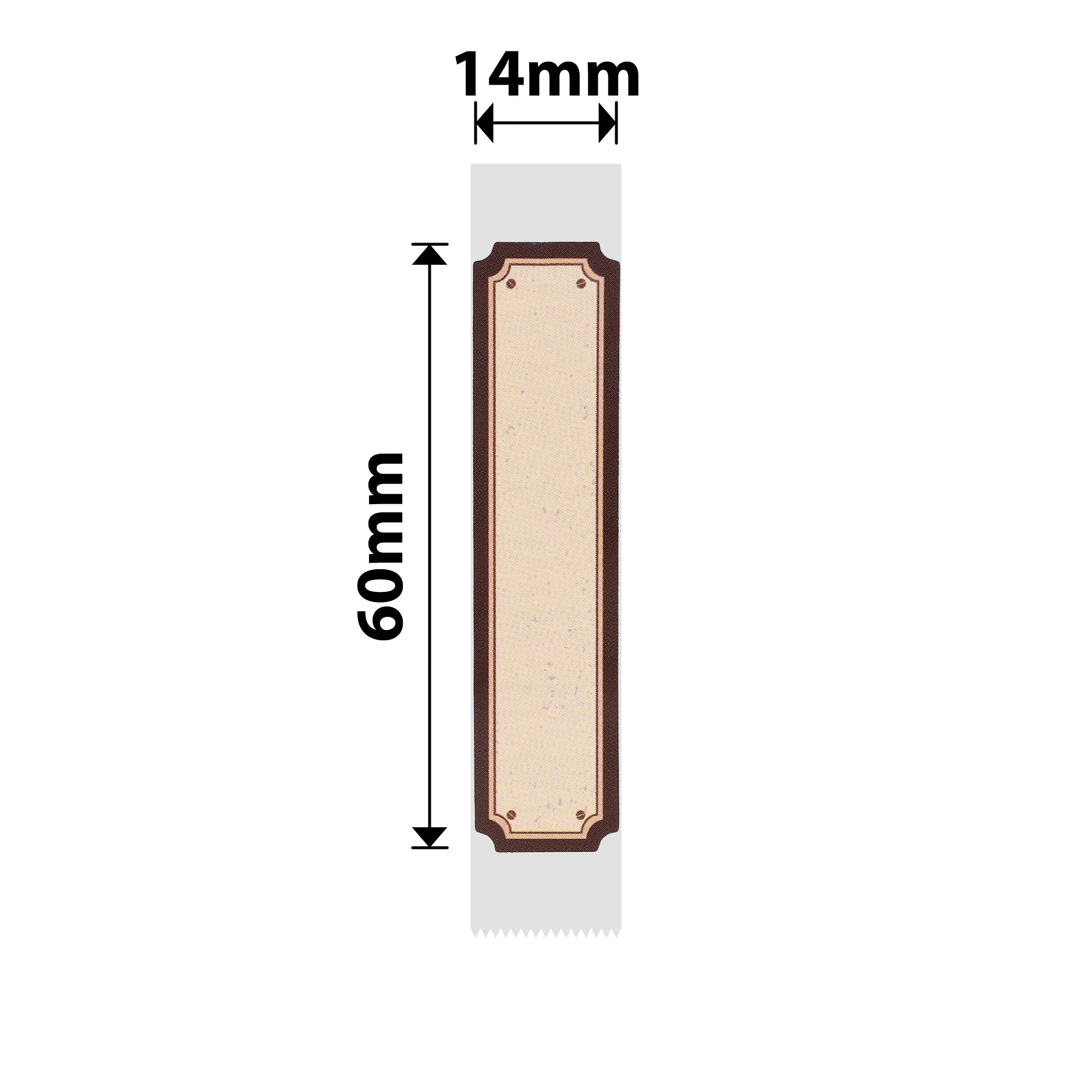 NB311 - NIIMBOT - D11 / D101 / D110 / H1S - 14X60MM - 110 WOOD LOVE LABELS