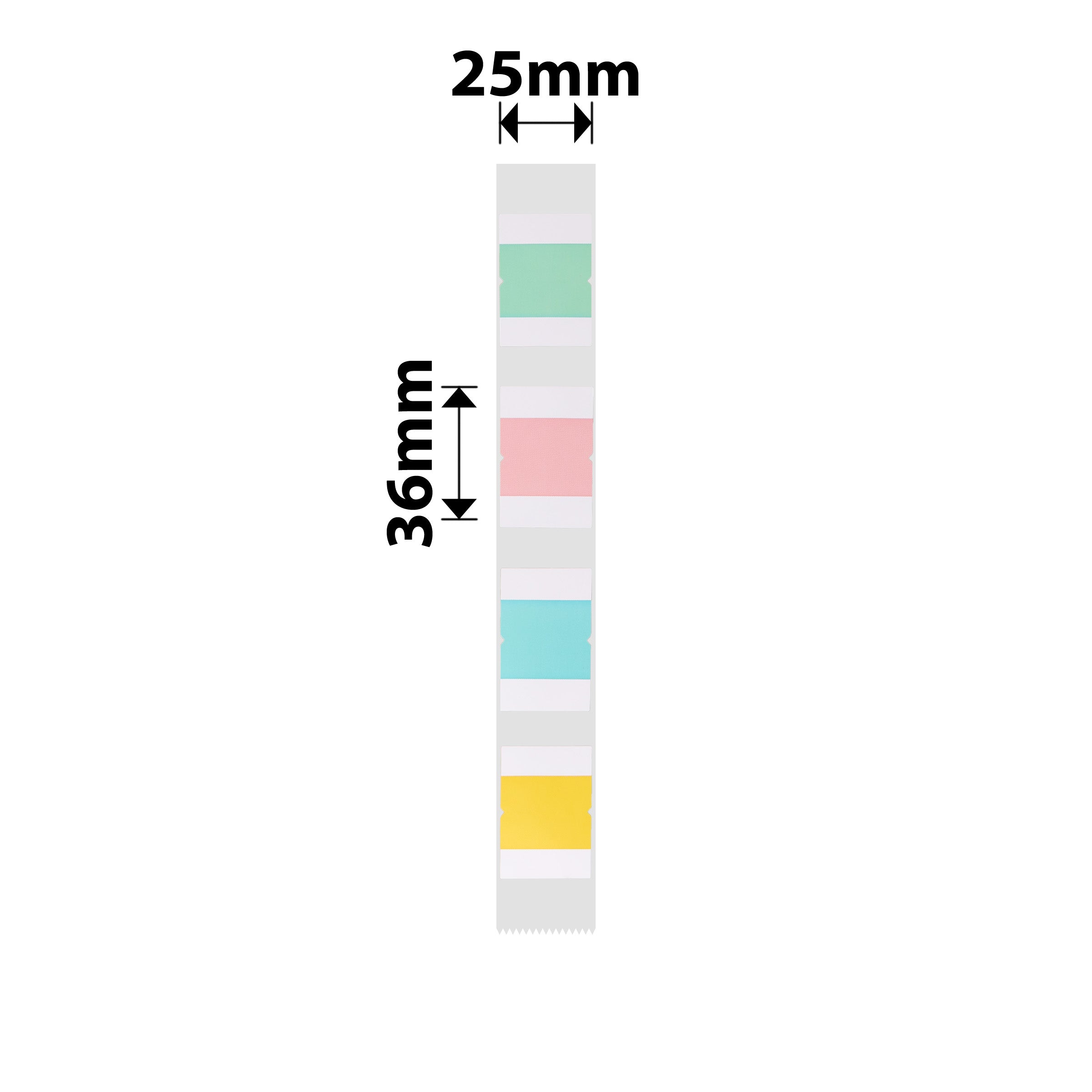 NB351 - NIIMBOT - D101 ONLY - 36X25MM - 260 SQUARE INDEX LABELS