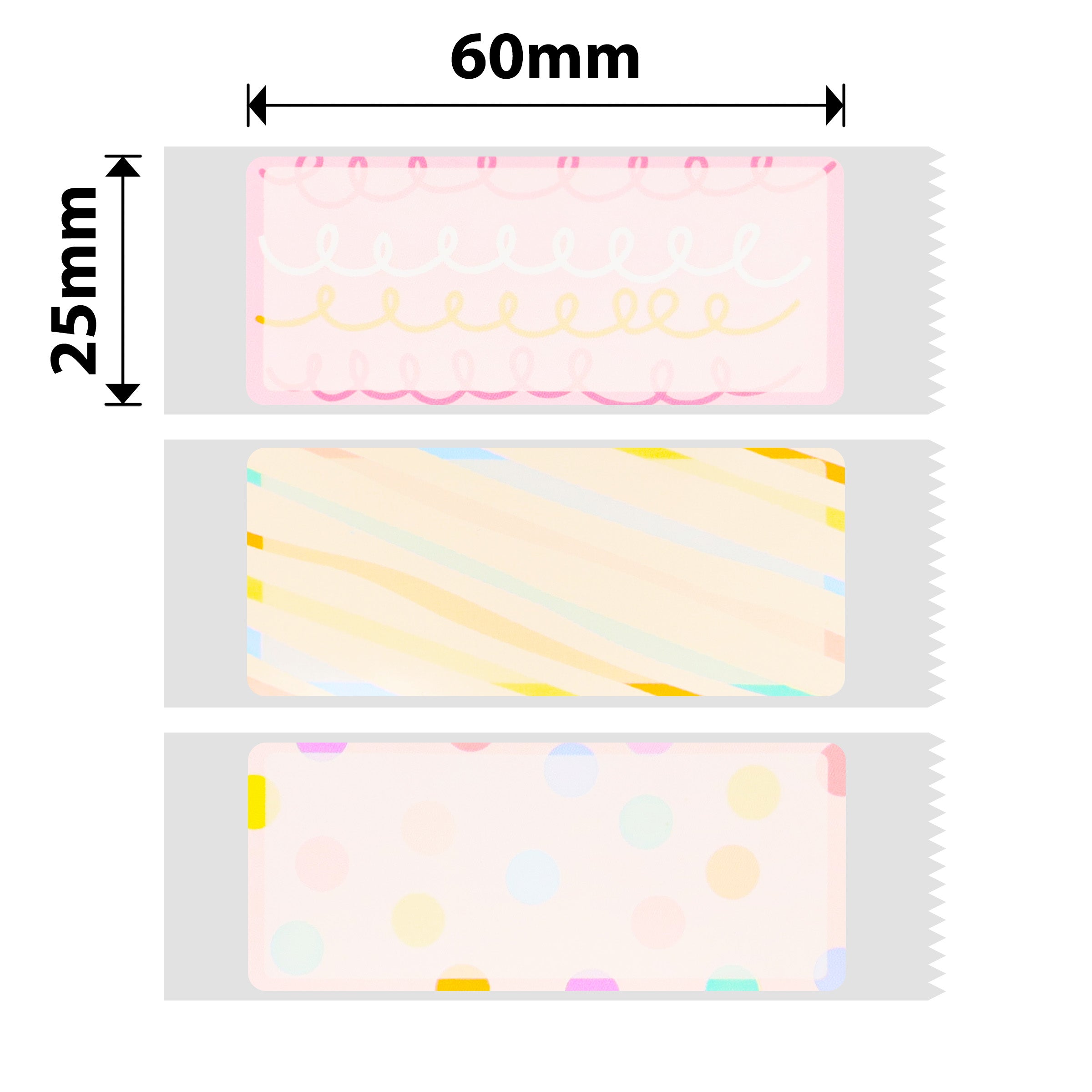 NB376 - NIIMBOT - D101 ONLY - 25X60MM - 110 FLASH DAY LABELS