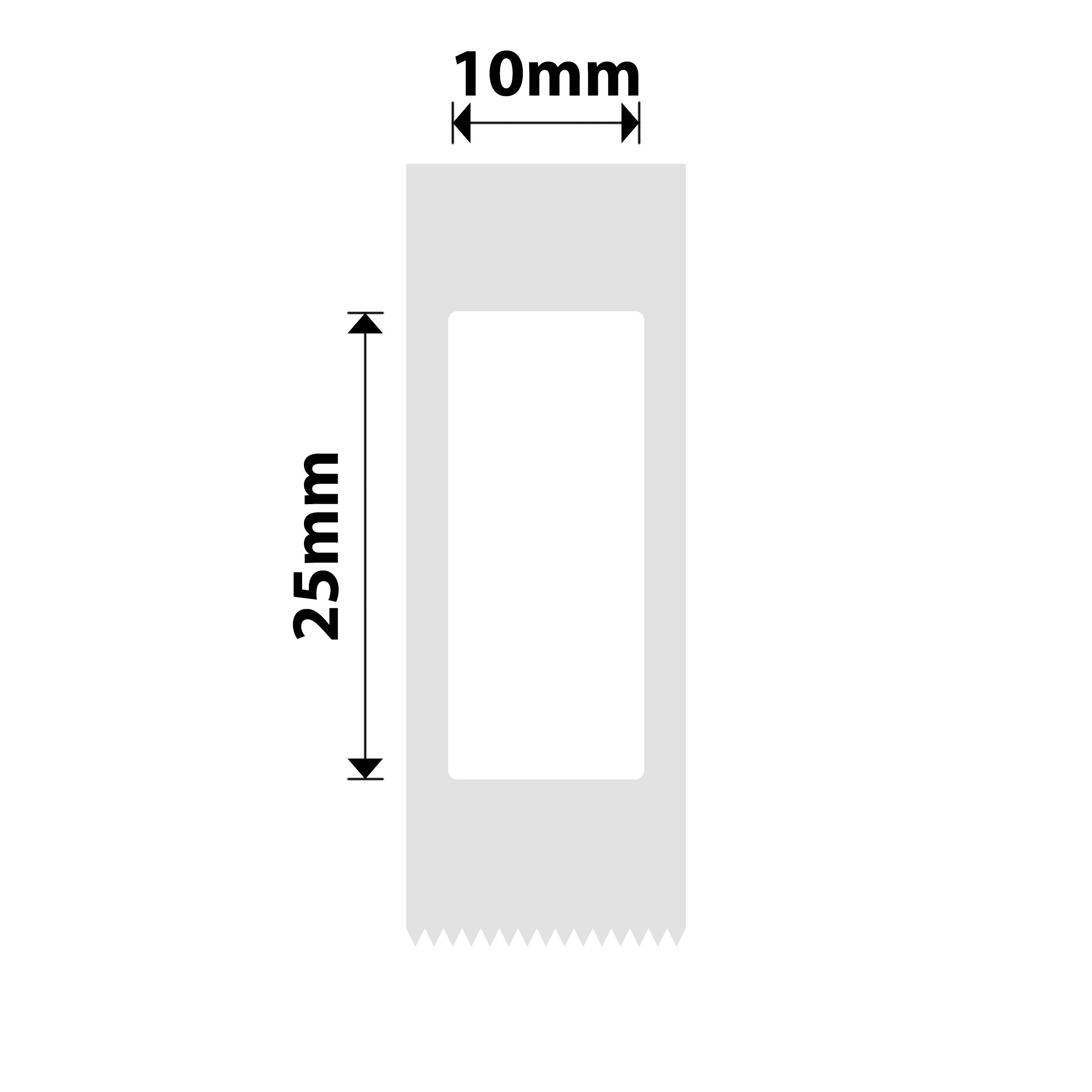 NB383 - NIIMBOT - B18 / N1 - 10X25MM - 220 WHITE LABELS