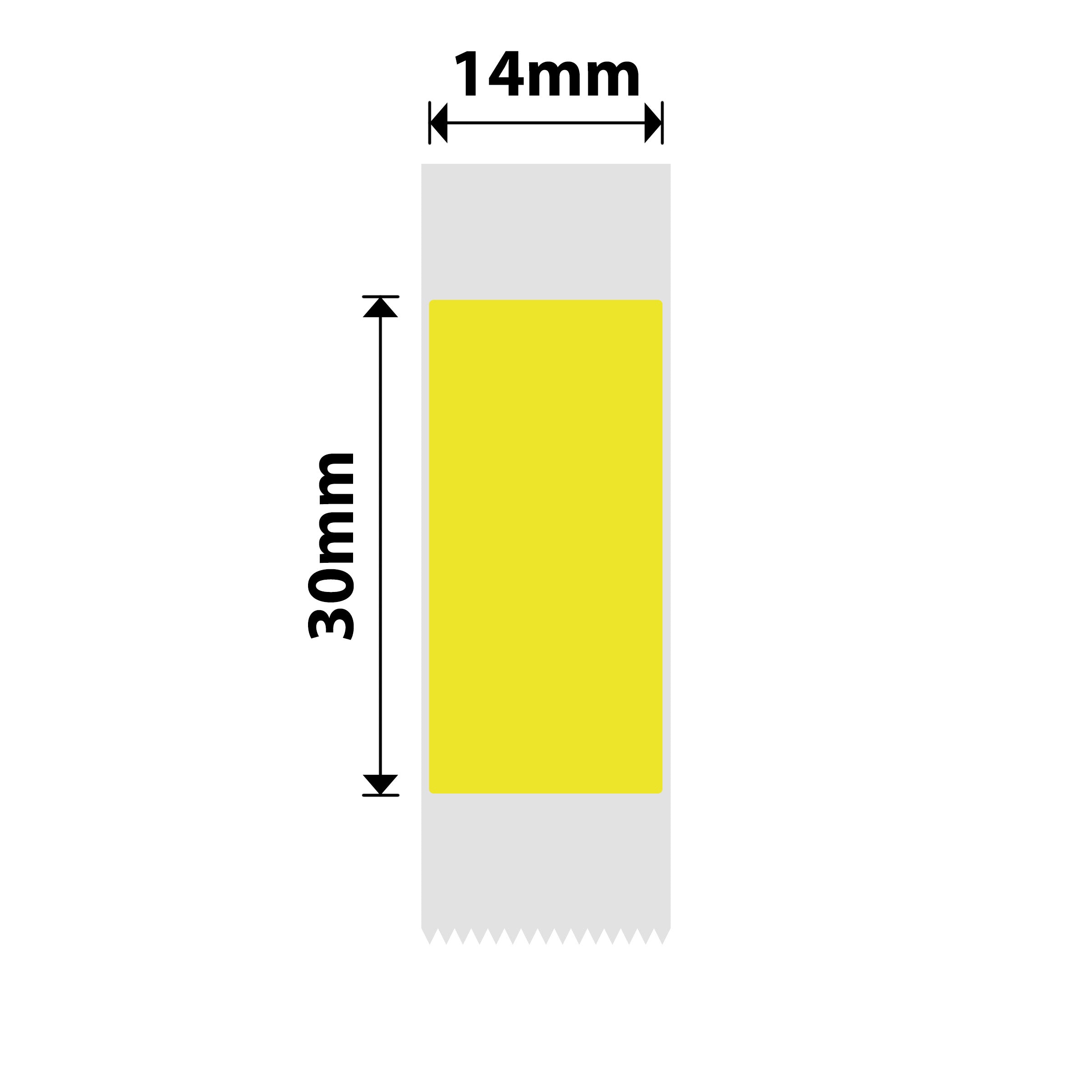 NB388 - NIIMBOT - B18 / N1 - 14X30MM - 190 YELLOW LABELS