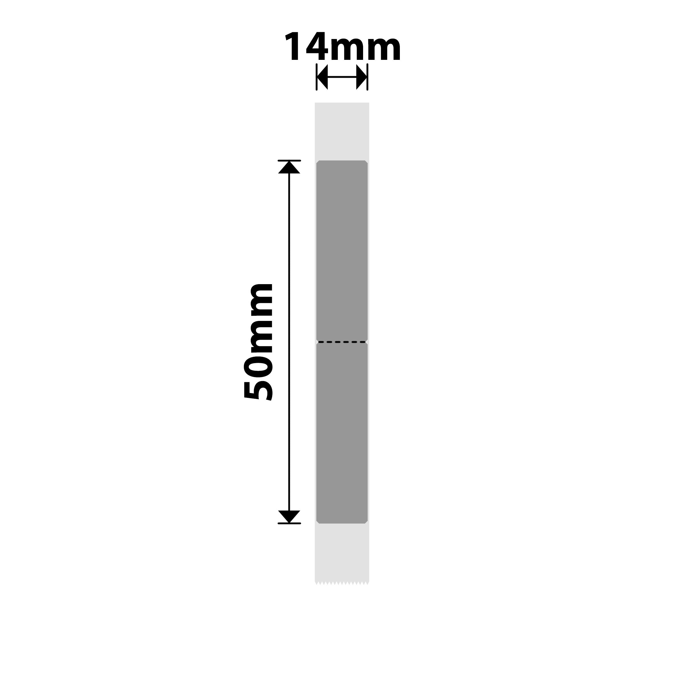NB394 - NIIMBOT - B18 / N1 - 14X50MM - 125 SILVER LABELS