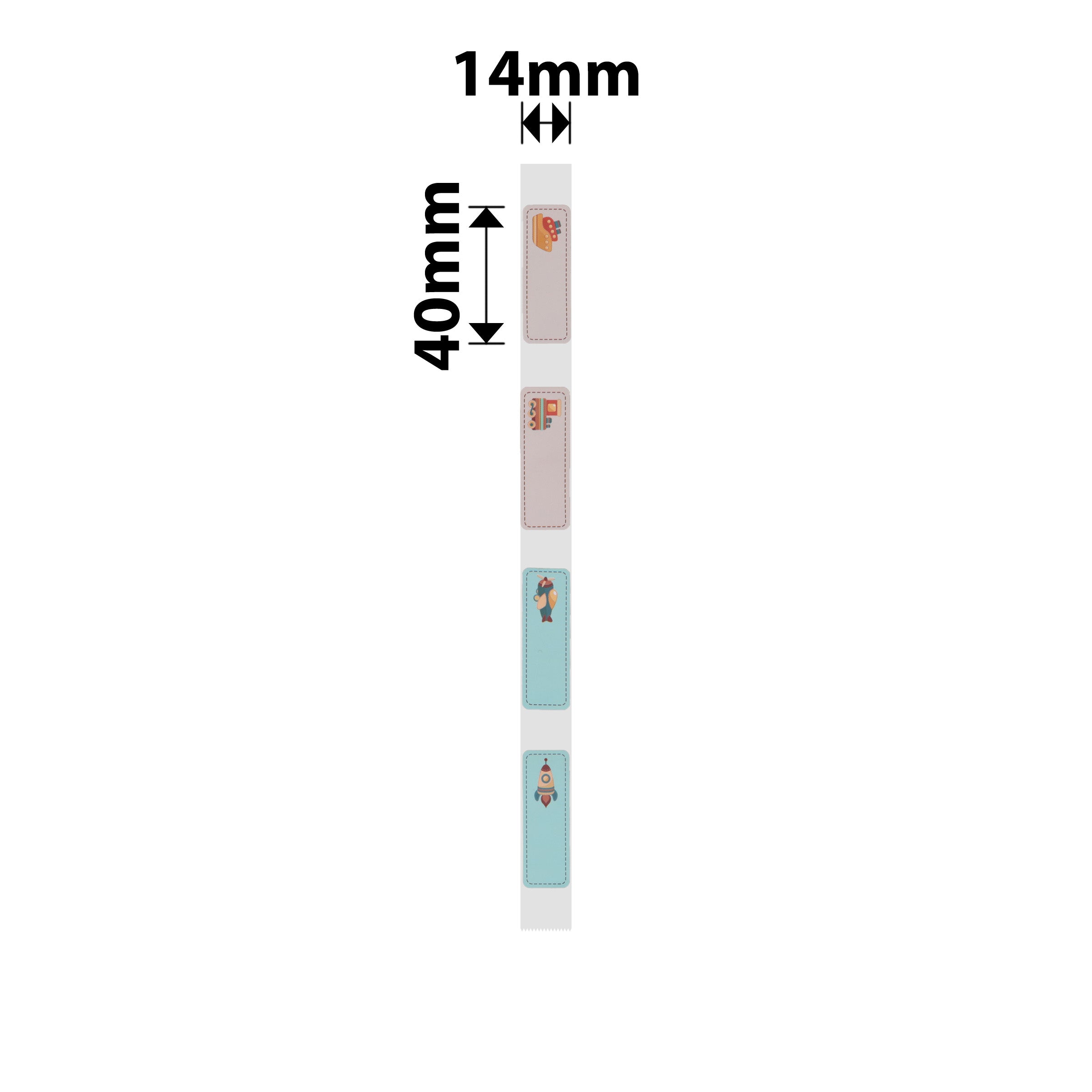 NB419 - NIIMBOT - B18 / N1 - 14X40MM - 150 CHILD TRAVELLING LABELS