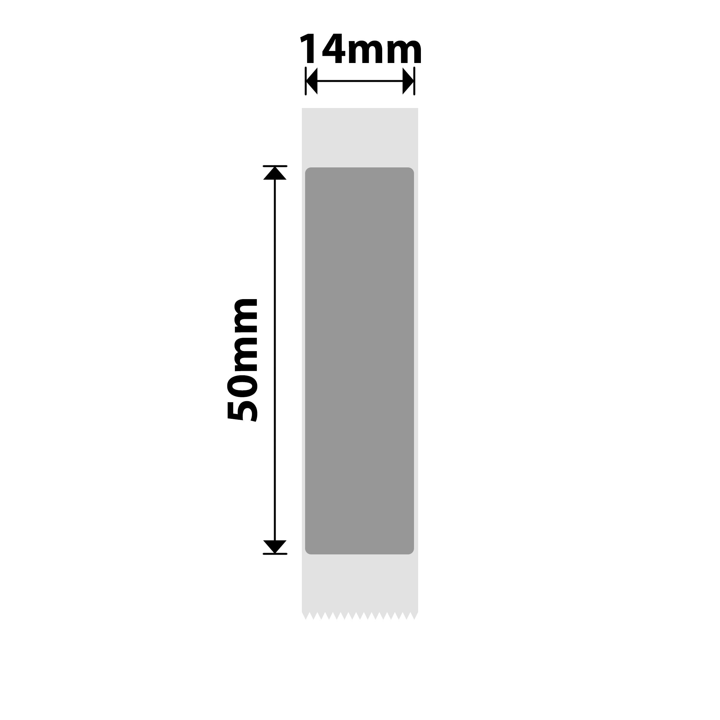 NB432 - NIIMBOT - B18 / N1 - 14X50MM - 125 GREY VOID LABELS