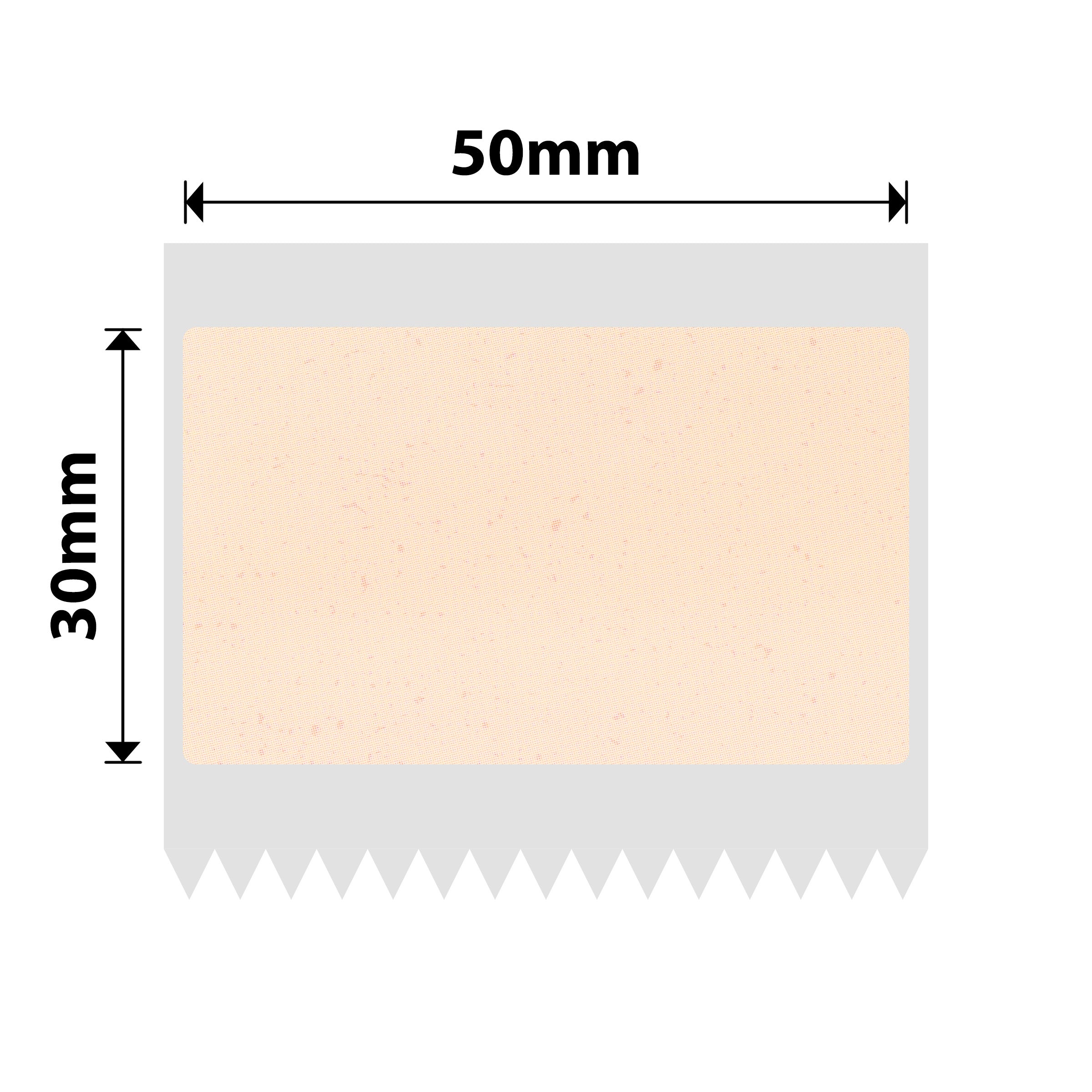 NB448 - NIIMBOT - B1 / B21 / B3S / B4 - 50X30MM - 230 KRAFT LABELS
