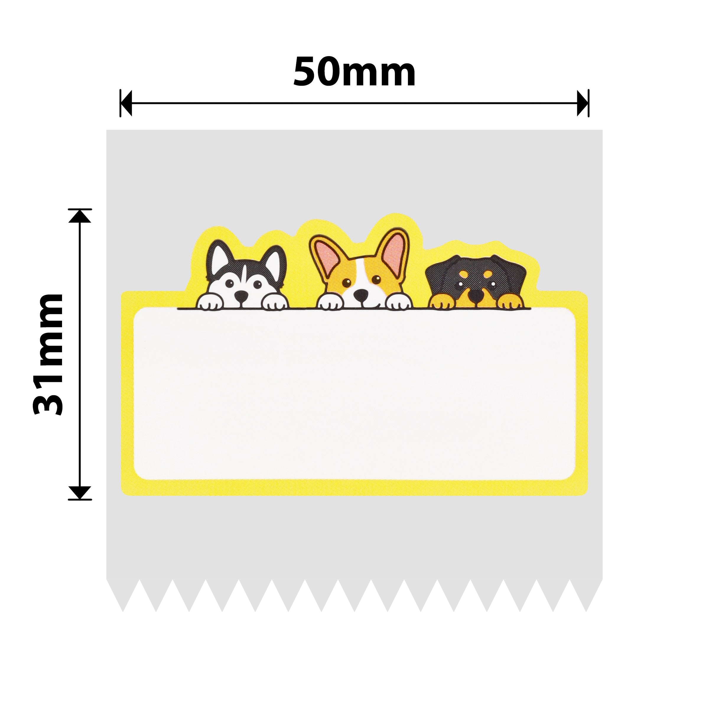 NB461 - NIIMBOT - B1 / B21 / B3S / B4 - 50X31MM - 220 DOG LABELS