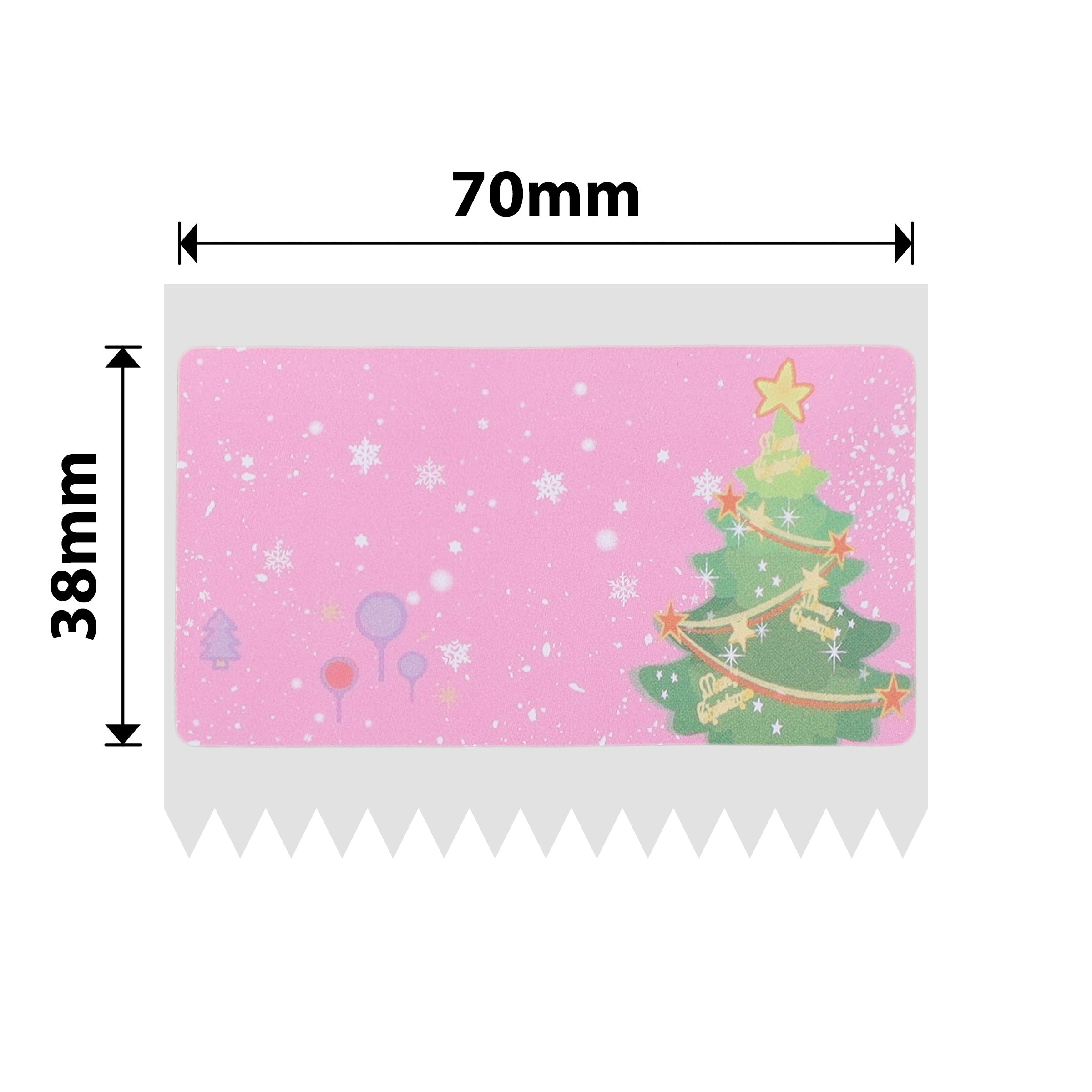 NB499 - NIIMBOT - B3S / B4 ONLY - 70X38MM - CHRISTMAS TREE LABELS