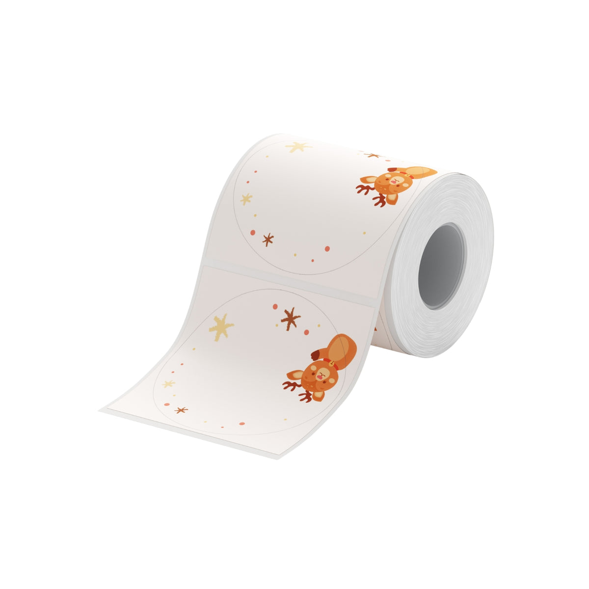 NIIMBOT - B Range - 50x50mm - Christmas Elk - 140 Labels