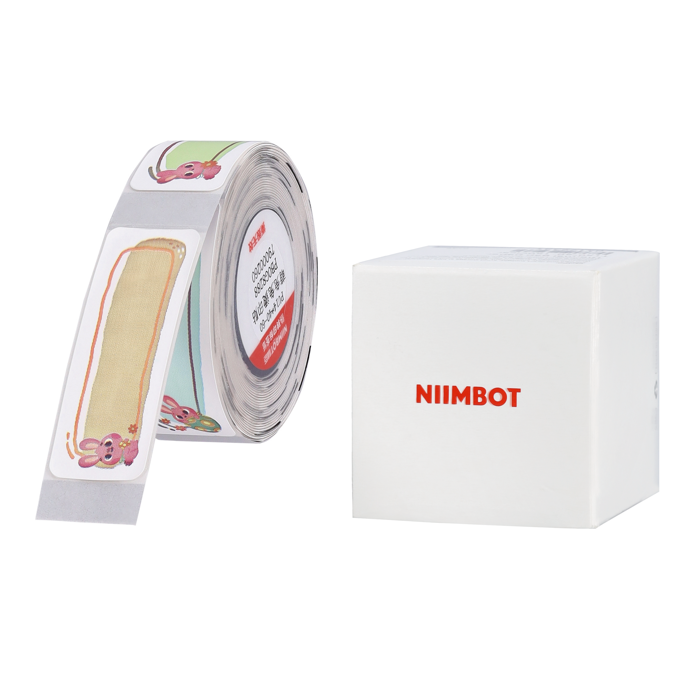 NB529 - NIIMBOT - B18 / N1 - 14X40MM - 60 CUTE BUNNY IRON ON LABELS