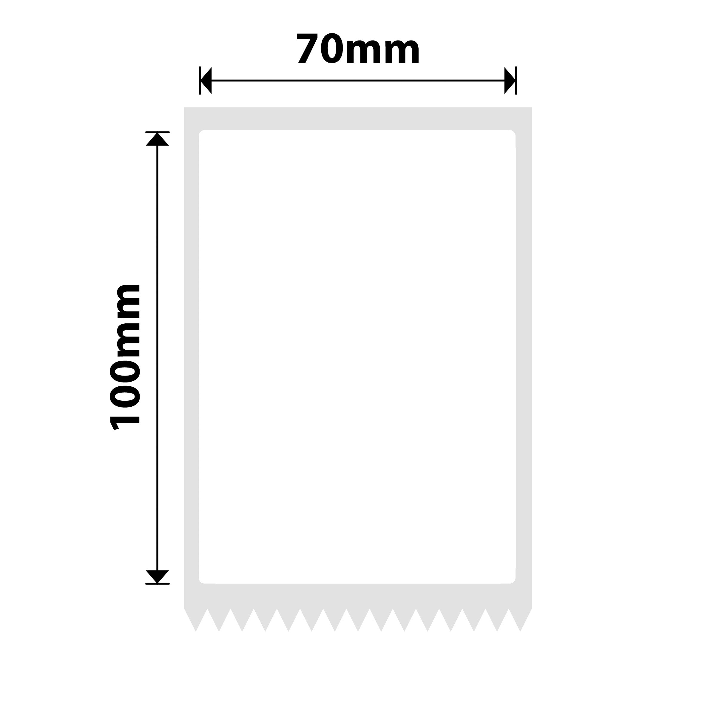 NB550 - NIIMBOT - K3 ONLY - 70X100MM - 290 WHITE LABELS