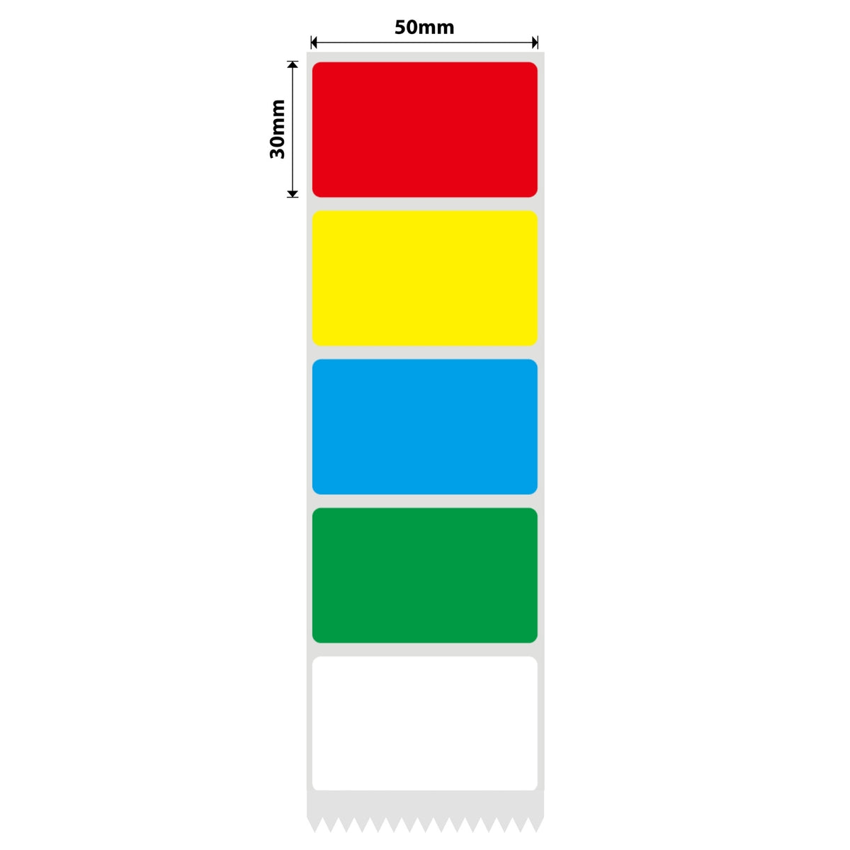 NIIMBOT - K3 Only - 50x30mm - Colourful B - Rgb - 965 Labels
