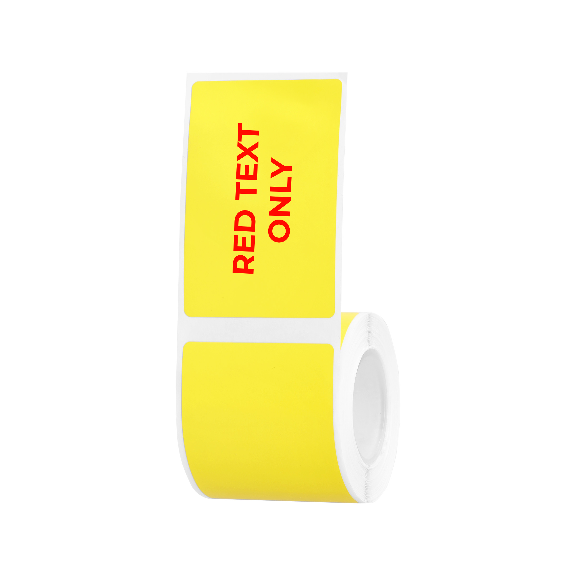 NB654 - NIIMBOT - B1 / B21 / B3S / B4 - 40X60MM - 125 YELLOW RED TEXT ONLY LABELS