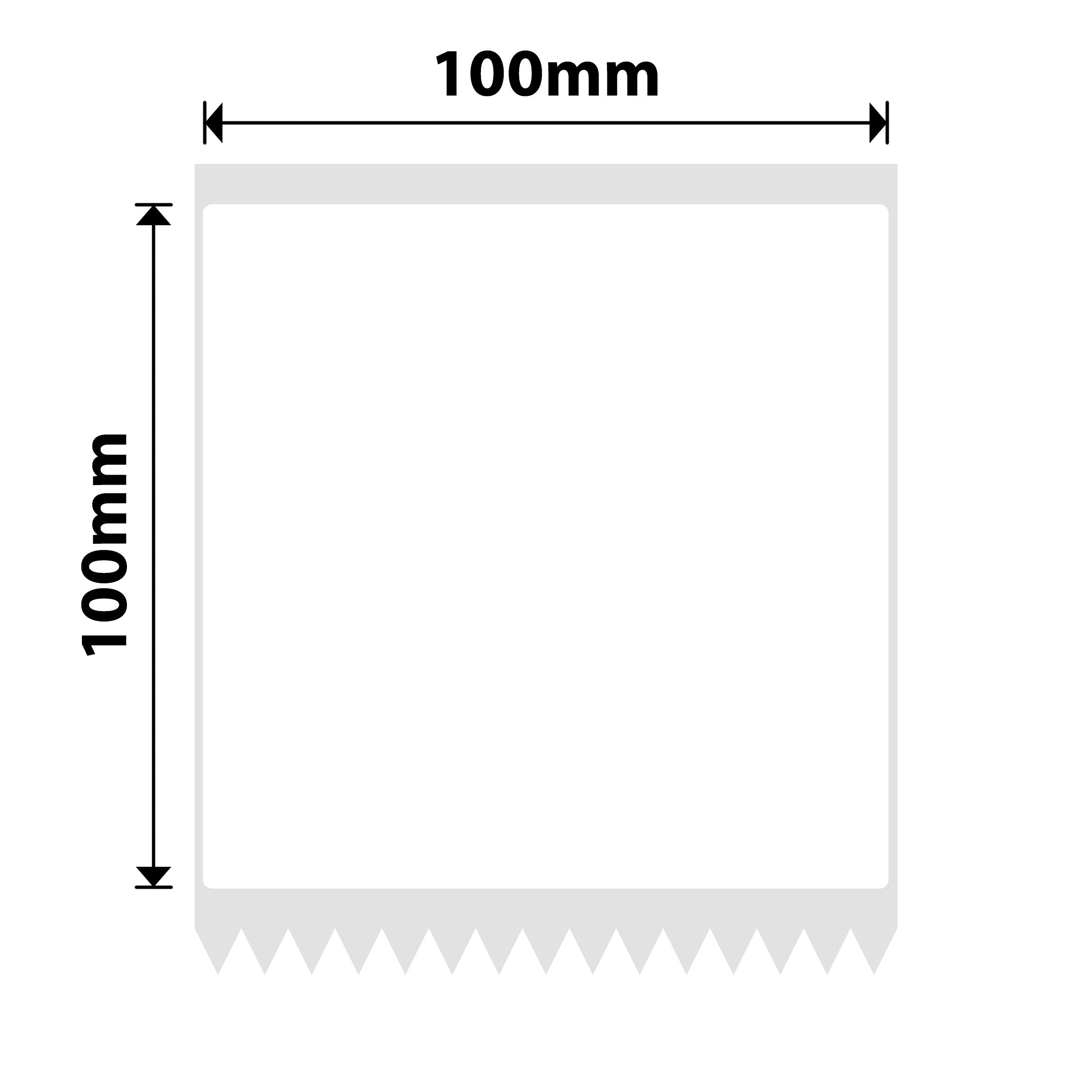 NB667 - NIIMBOT - B4 ONLY - 100X100MM - 75 WHITE LABELS