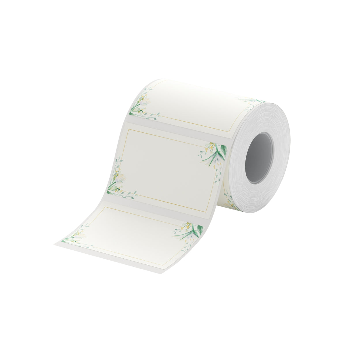 NIIMBOT - B Range - 50x30mm - White Flower - 230 Labels